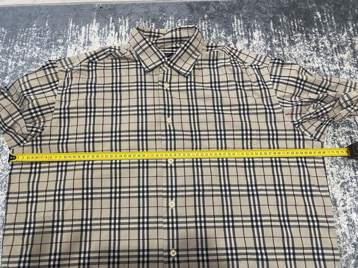 Burberry Vintage beige nova check fullprint burberry shirt button up Size US XXL / EU 58 / 5 - 11 Thumbnail