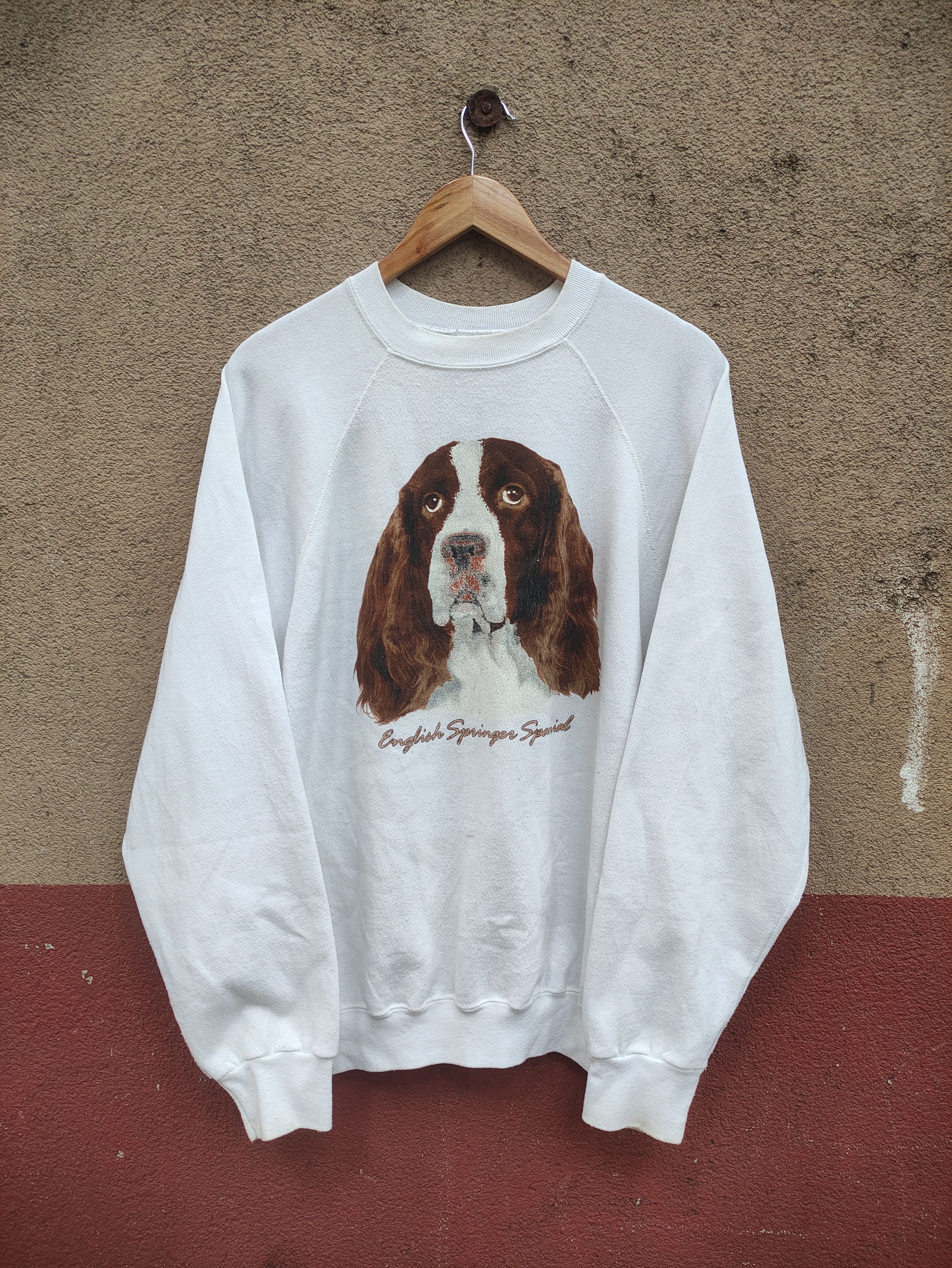 Vintage Vintage English Springer Spaniel Pullover Crewneck Dog Size US XL / EU 56 / 4 - 5 Thumbnail