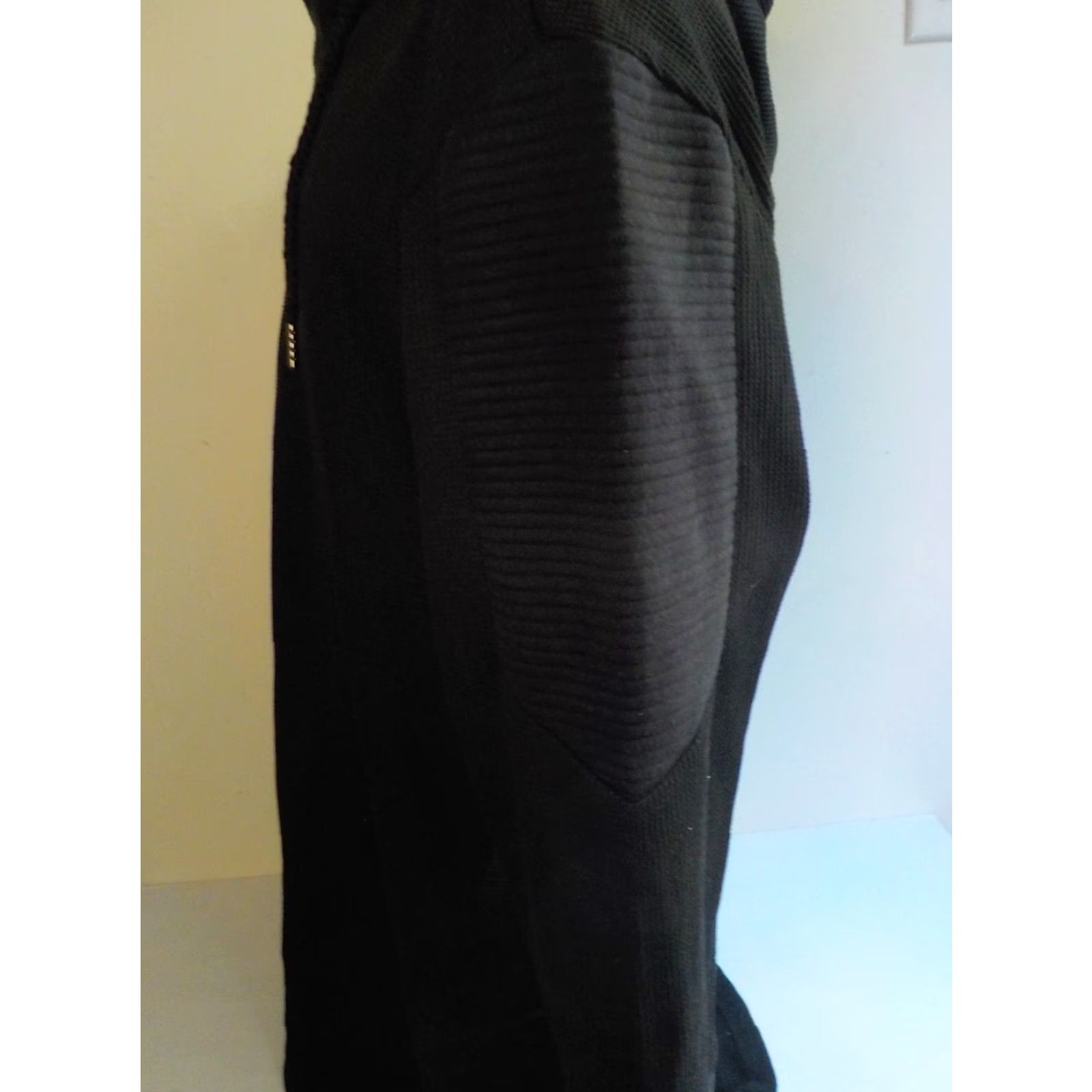 Other AMONGST OTHERS Mens Pullover Hooded Waffle Weave Sweater Black SZ LARGE Size US L / EU 52-54 / 3 - 4 Thumbnail
