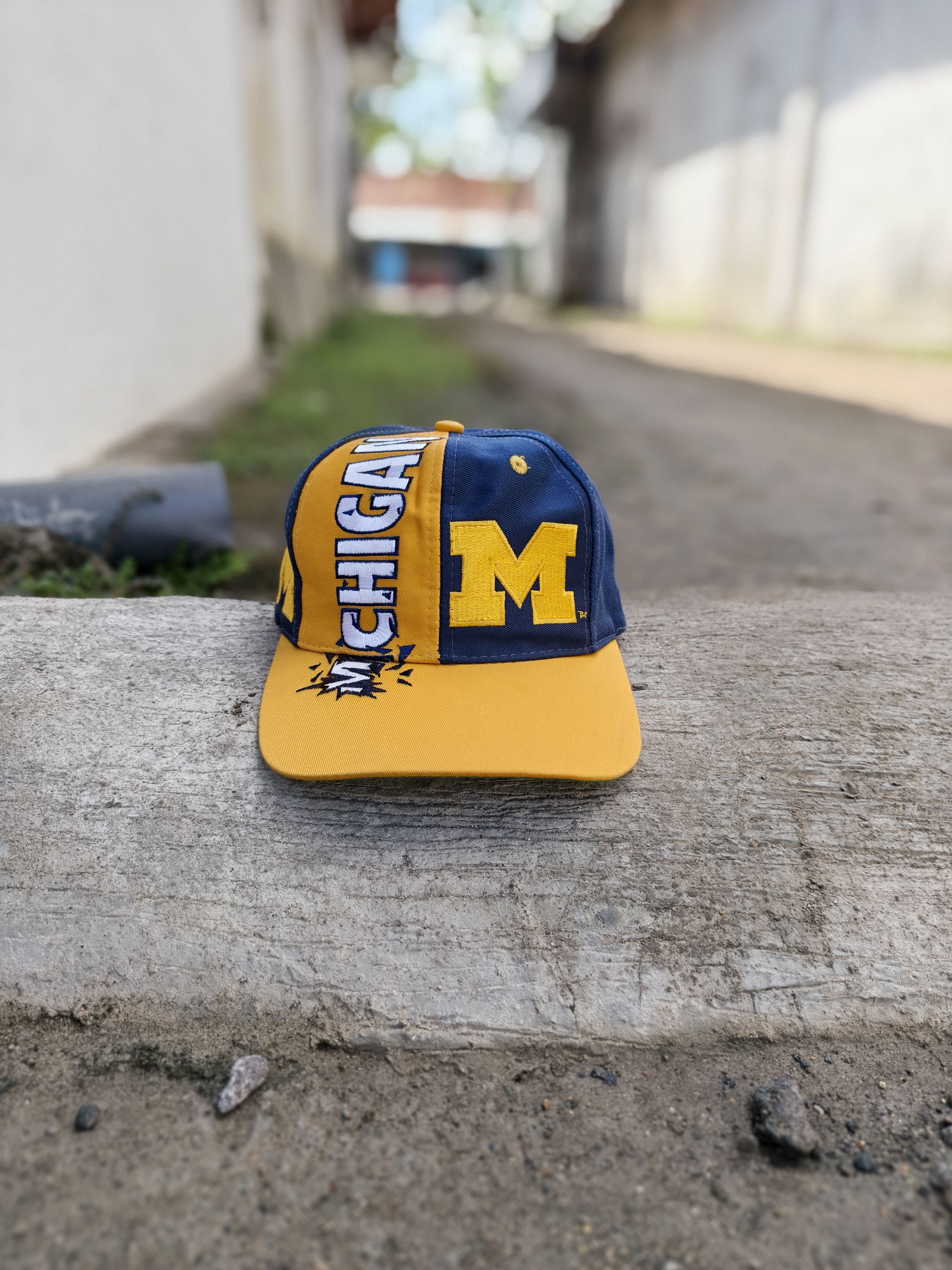 Logo 7 Michigan Wolverines VTG Hat Size ONE SIZE - 2 Thumbnail