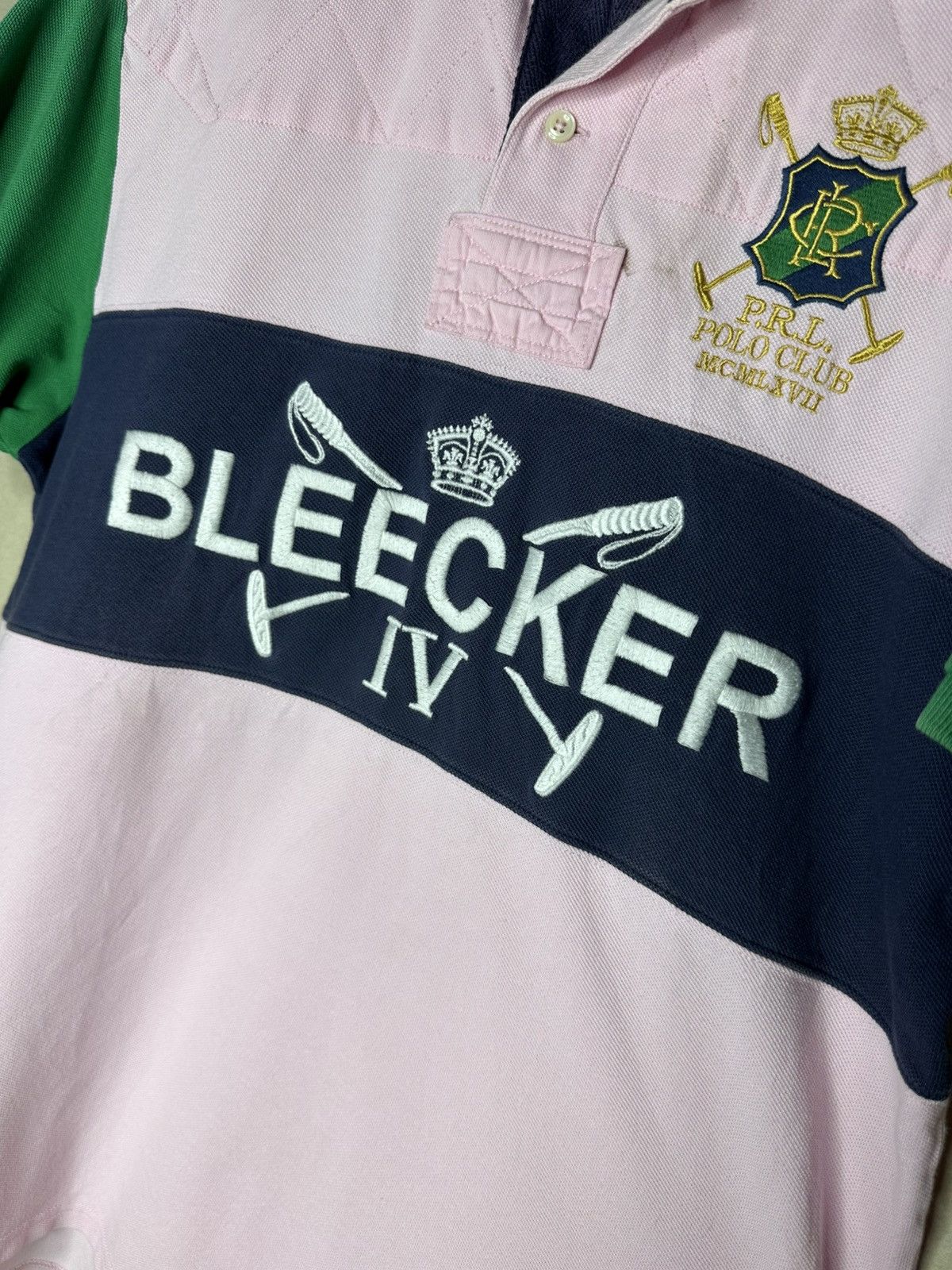Polo Ralph Lauren Ralph Lauren Polo Shirt Bleeker IV XL Vintage Rugby Crest Size US XL / EU 56 / 4 - 4 Thumbnail
