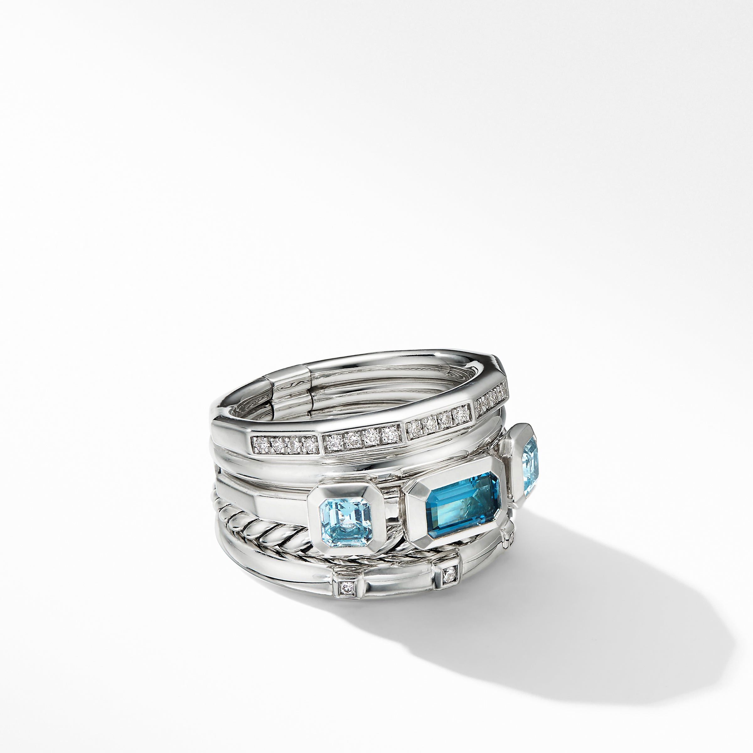 David Yurman o1w1db11025 R14695D /Size 6 /Ring in Silver Size ONE SIZE - 1 Thumbnail