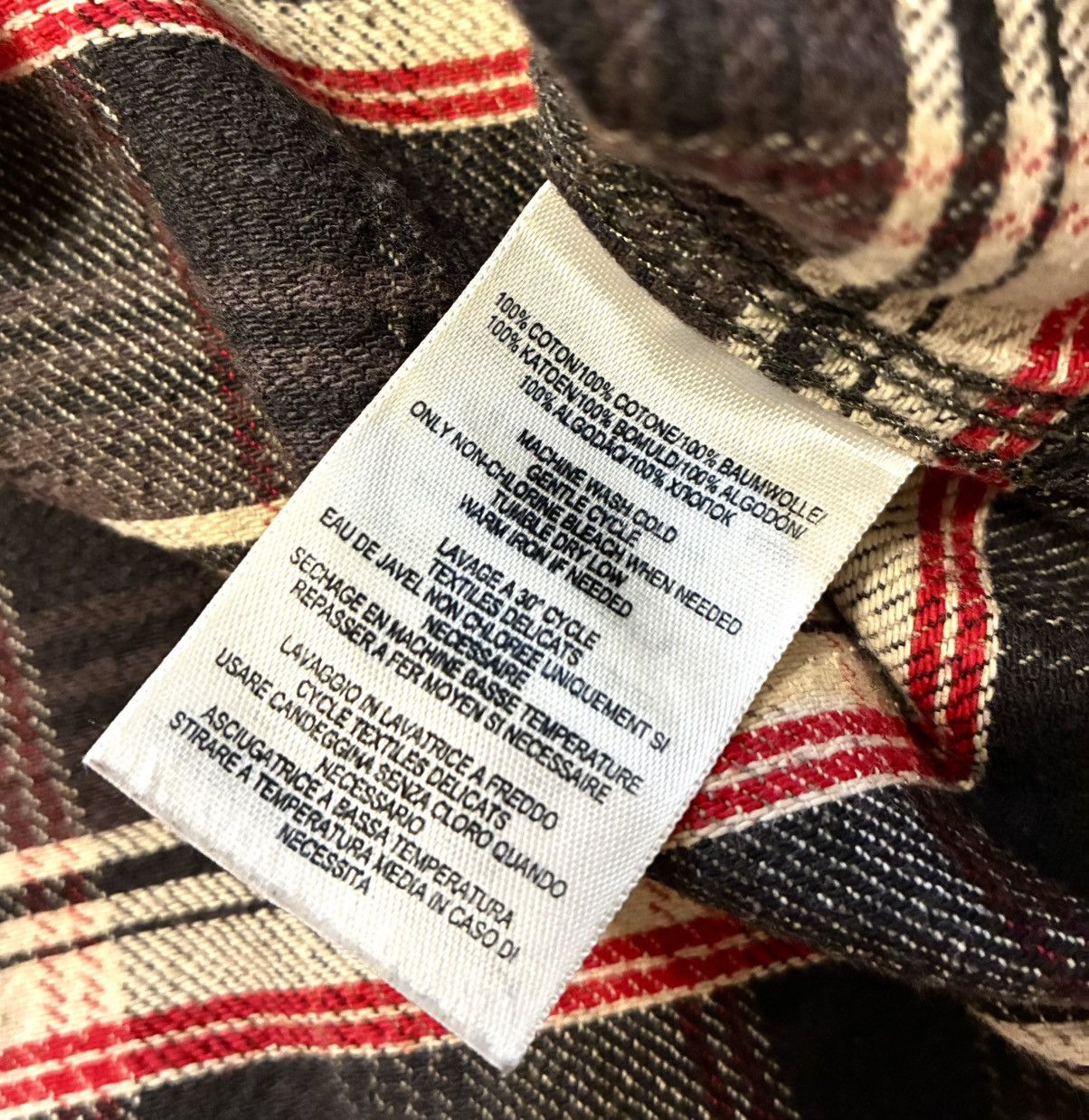 RRL Ralph Lauren DOUBLE RL RALPH LAUREN RRL COTTON FLANNEL SHIRT- SIZE SMALL Size US S / EU 44-46 / 1 - 13 Thumbnail
