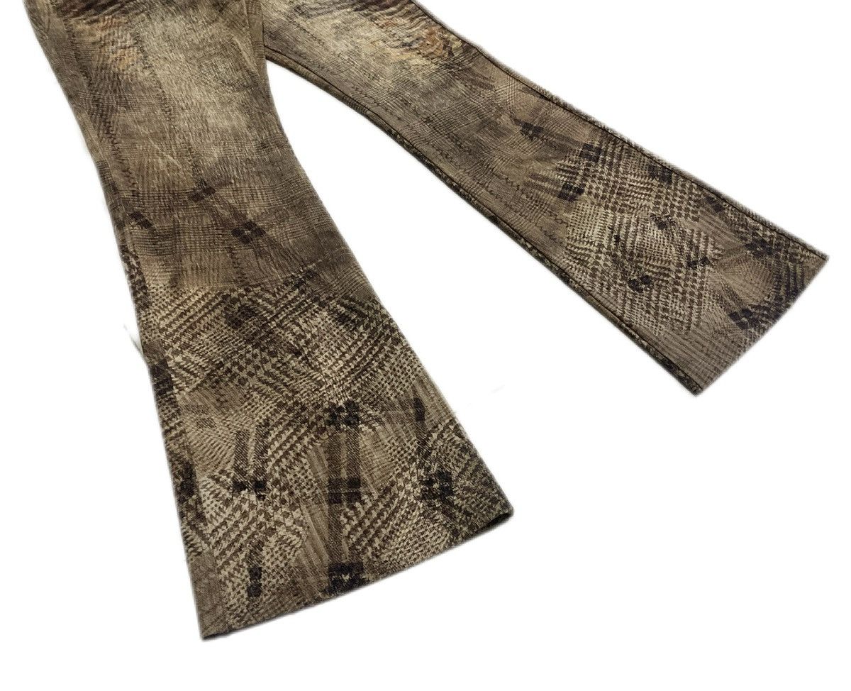 Tornado Mart 🔥Sick Y2K Japanese Brand Rusty Acid Flared Pants Size US 28 / EU 44 - 5 Thumbnail