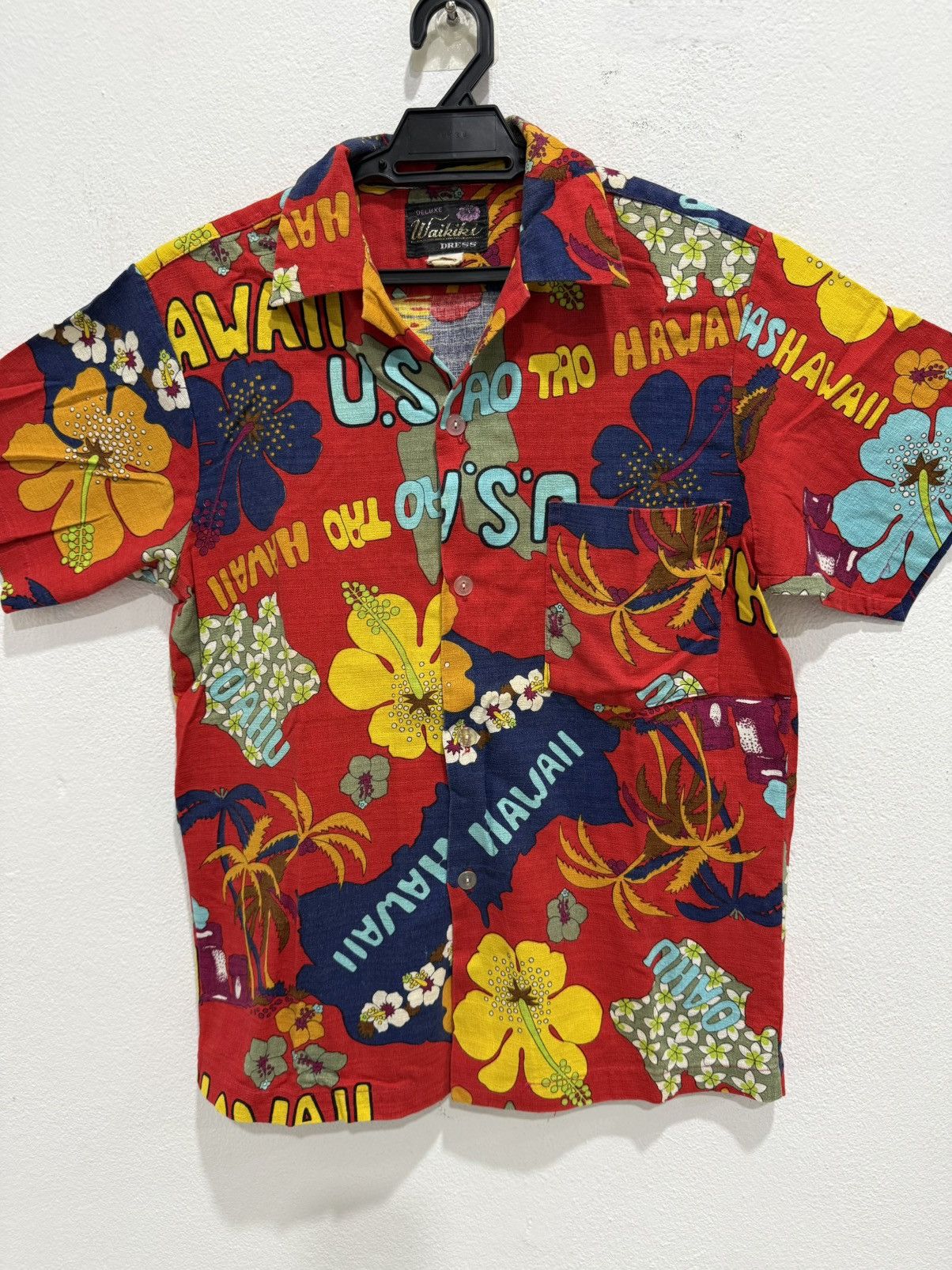 Duke Kahanamoku VINTAGE DELUKE WAKIKI DRESS HAWAII SHIRT MADE IN USA Size US M / EU 48-50 / 2 - 2 Thumbnail