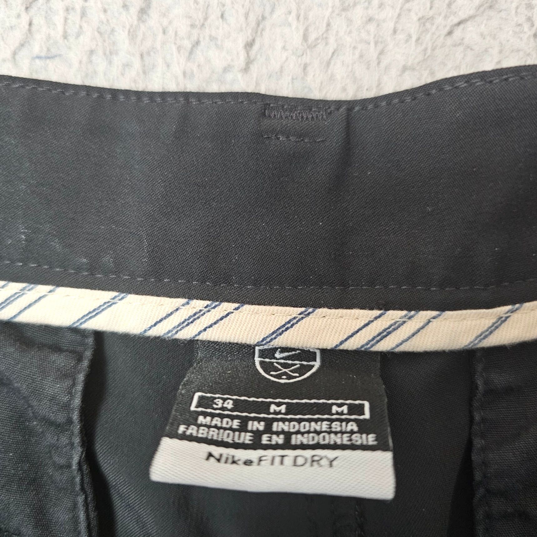 Nike Nike Golf Shorts Mens 34 10" Inseam Black Fit-Dry Flat Front Tech Chinos Size US 34 / EU 50 - 2 Thumbnail