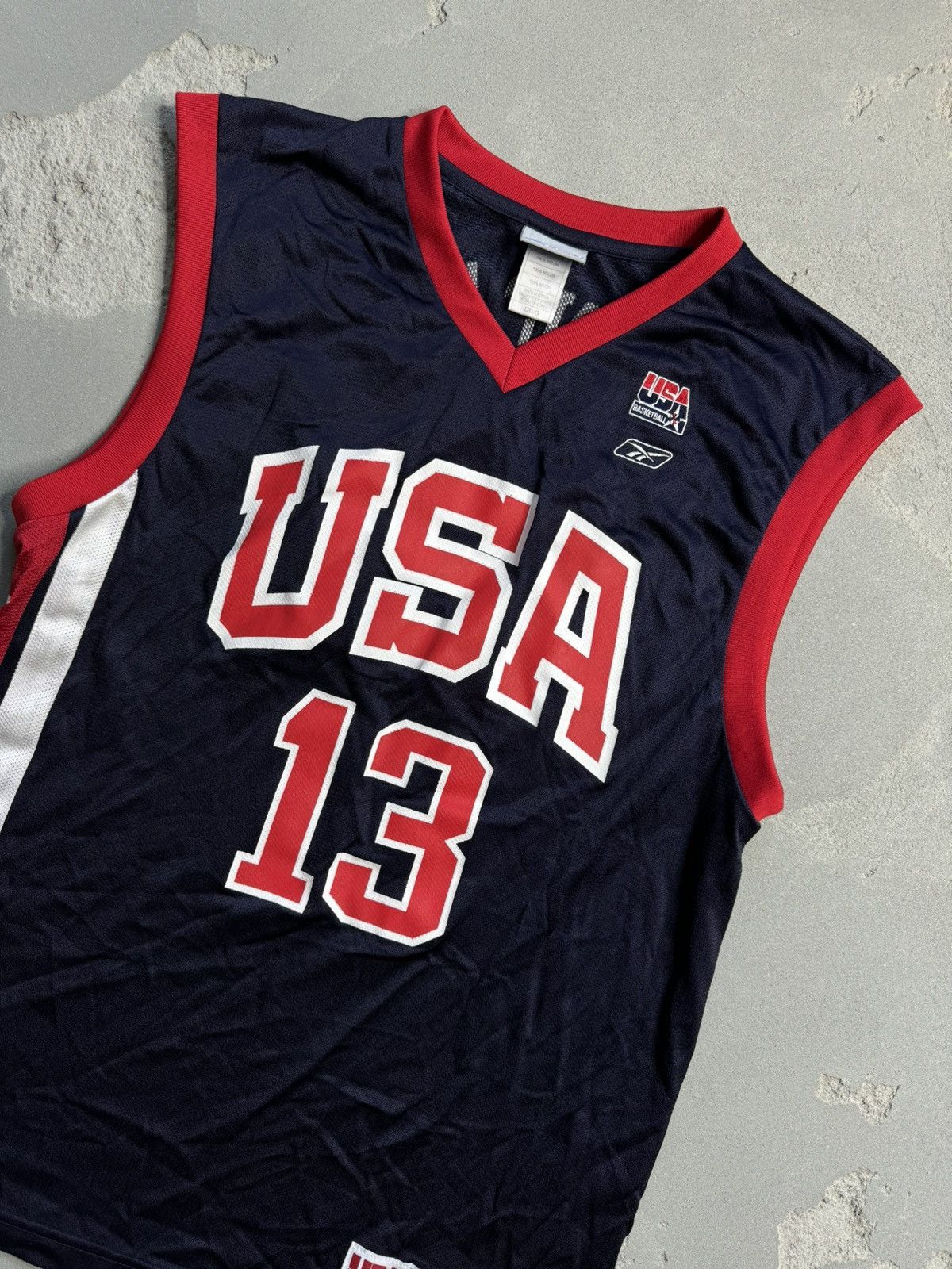 Reebok Vintage Reebok TIM DUNCAN Team USA Jersey Size L Size US L / EU 52-54 / 3 - 3 Thumbnail