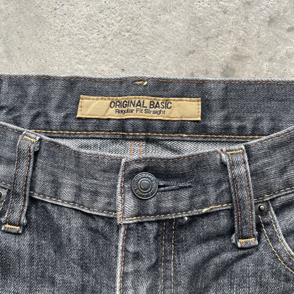 Japanese Brand × Jean W32💥 Vintage Japanese Brand Black Faded Jeans Denim Pants Size US 32 / EU 48 - 6 Thumbnail