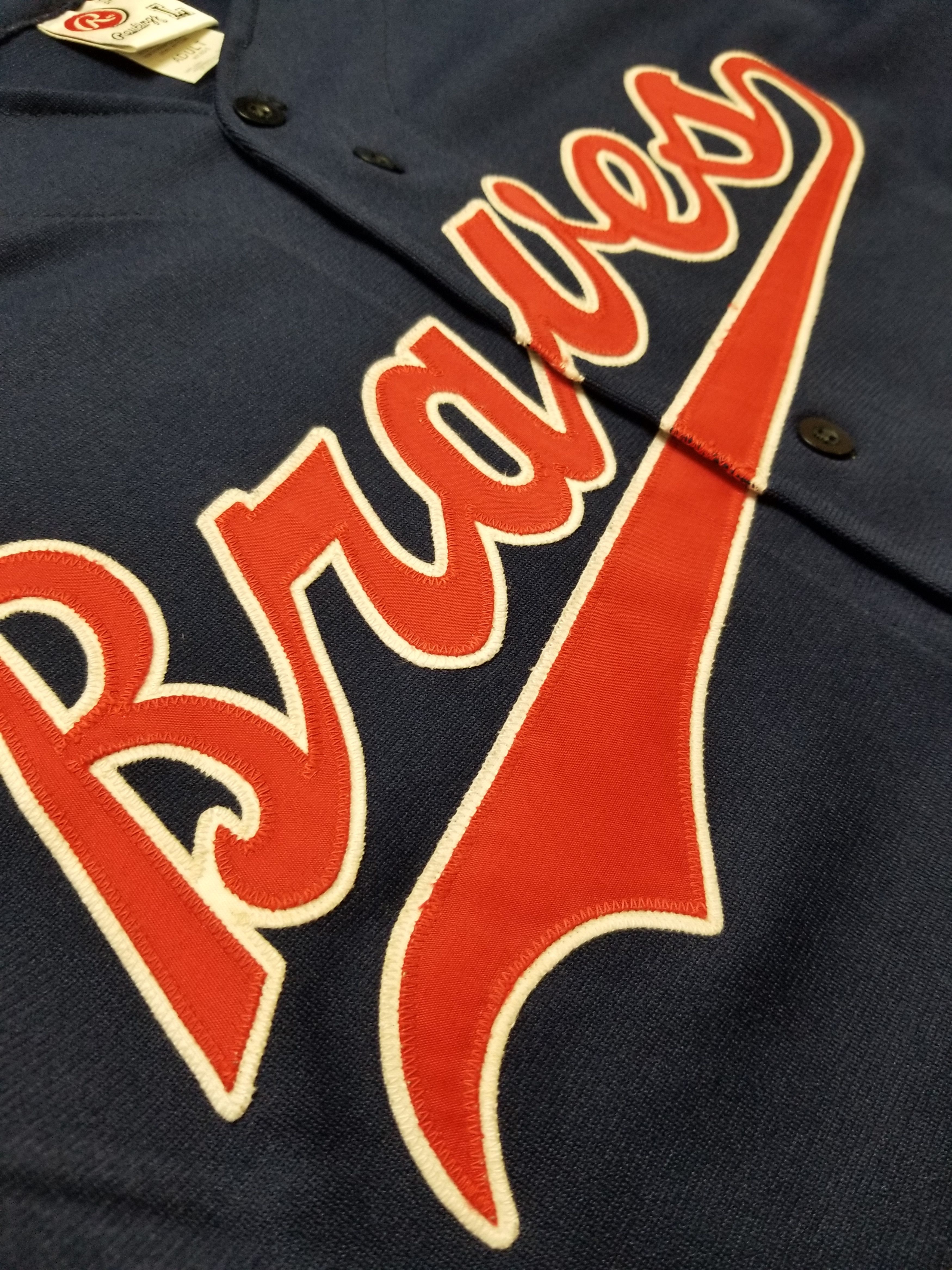 Other Rawlings Atlanta Braves #53 Baseball MLB Jersey Size US L / EU 52-54 / 3 - 10 Thumbnail