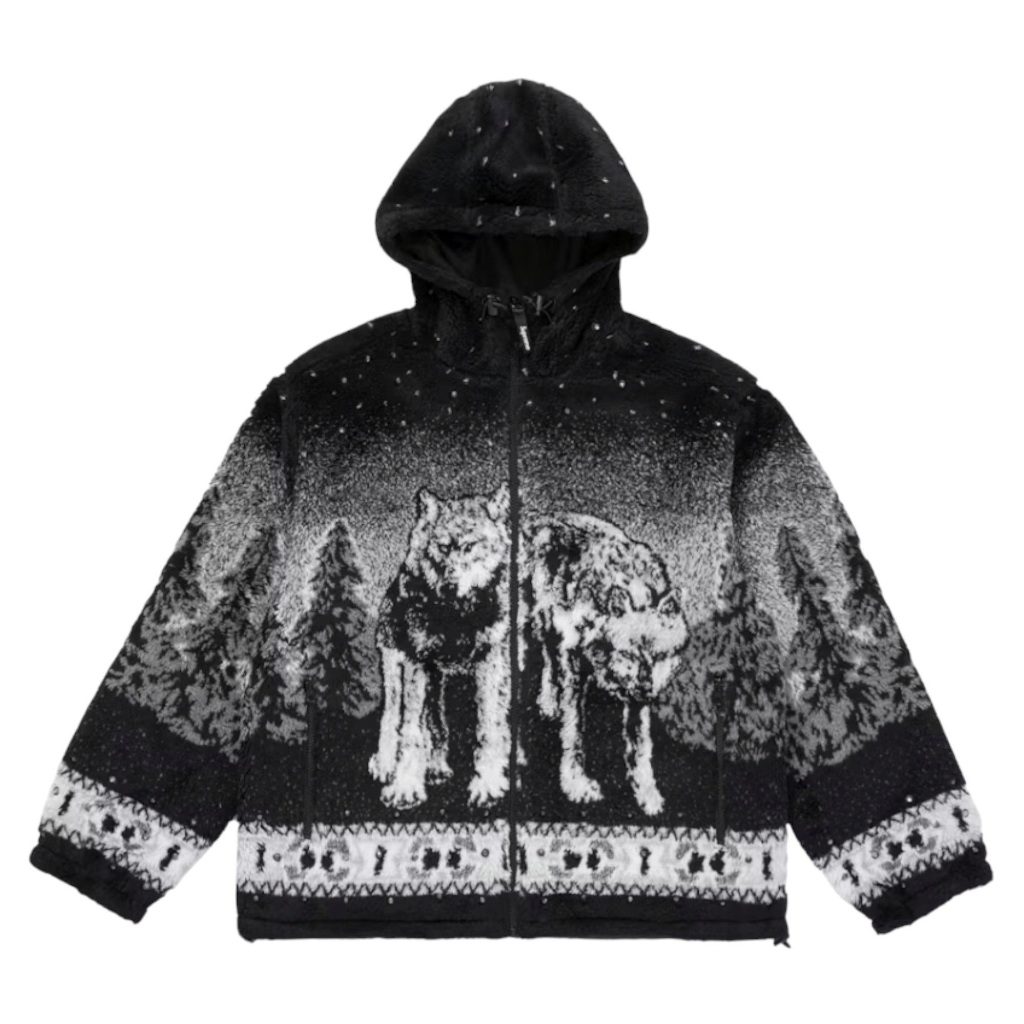 Polartec × Supreme Supreme Polartec Hooded Raglan Jacket XL | Grailed