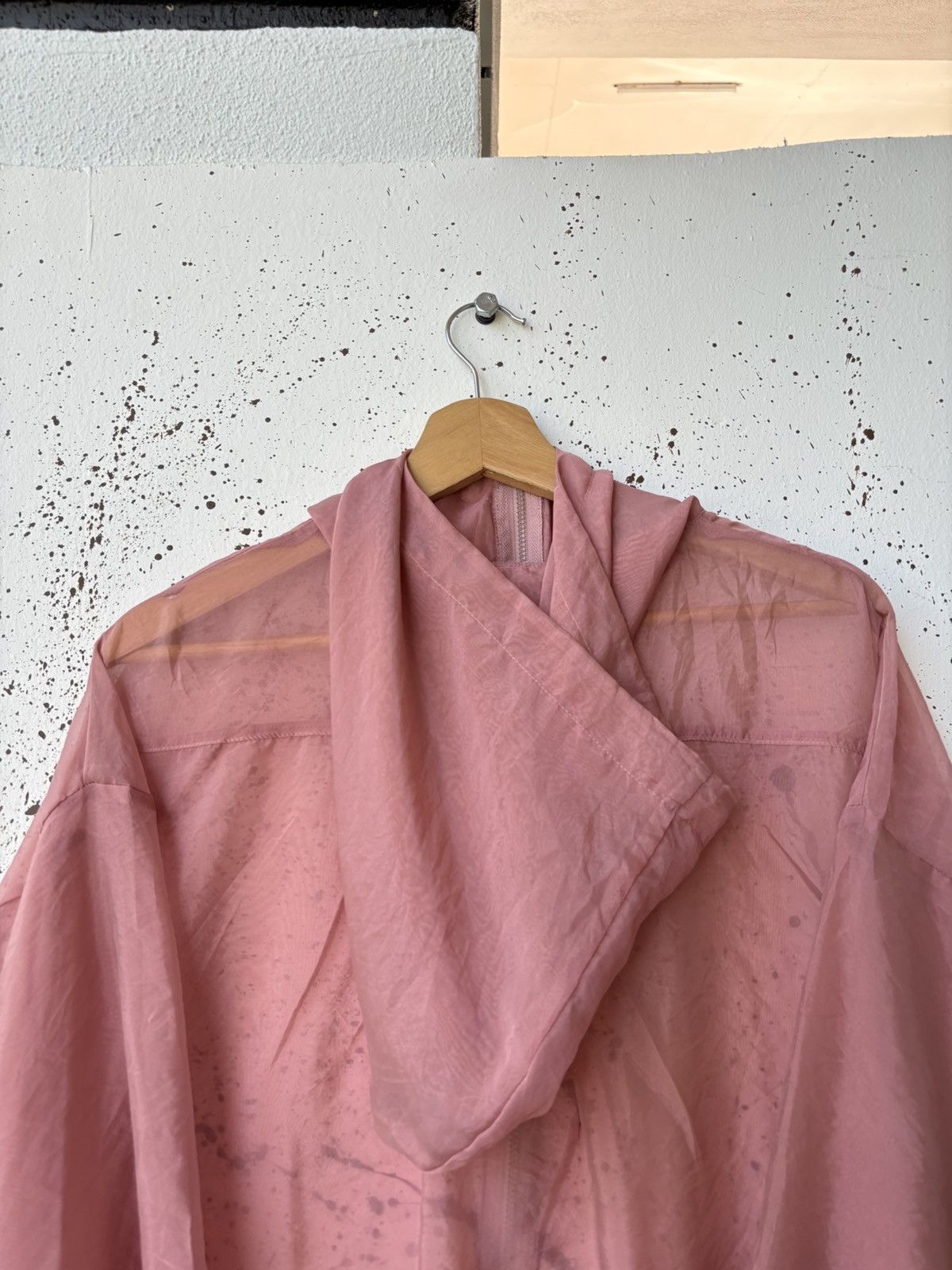 Japanese Brand Rare‼️ Helm Sheer Pink Windbreaker Hoodie Jacket Size US M / EU 48-50 / 2 - 10 Thumbnail