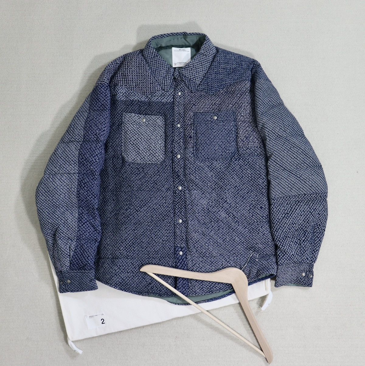 Visvim VISVIM 23AW KERCHIEF DOWN JKT (VT.SHIBORI) size2 | Grailed