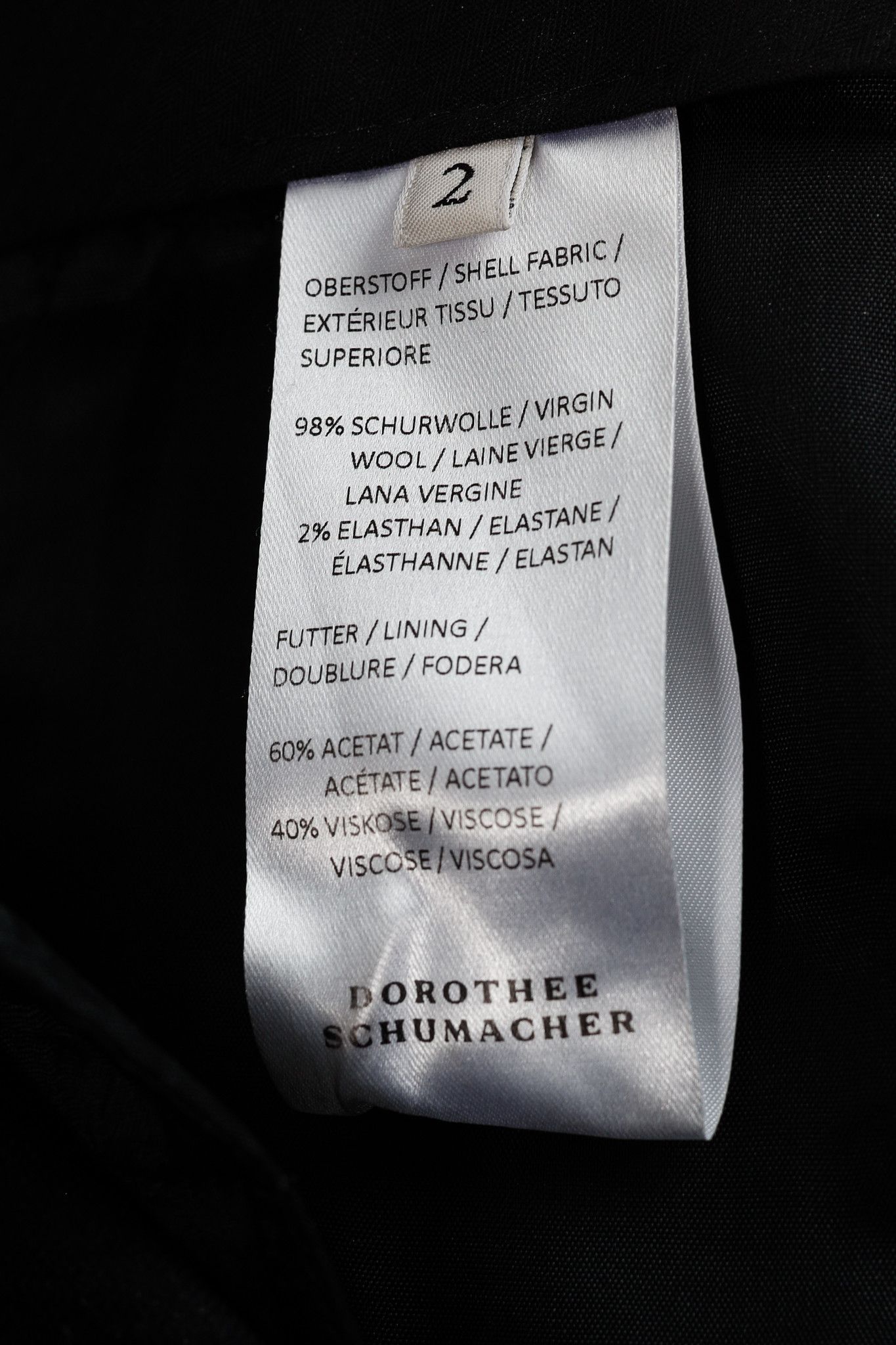 DOROTHEE SCHUMACHER Dorothee Schumacher Wool Cropped Tuxedo-Stripe Trousers Size 31" - 10 Thumbnail