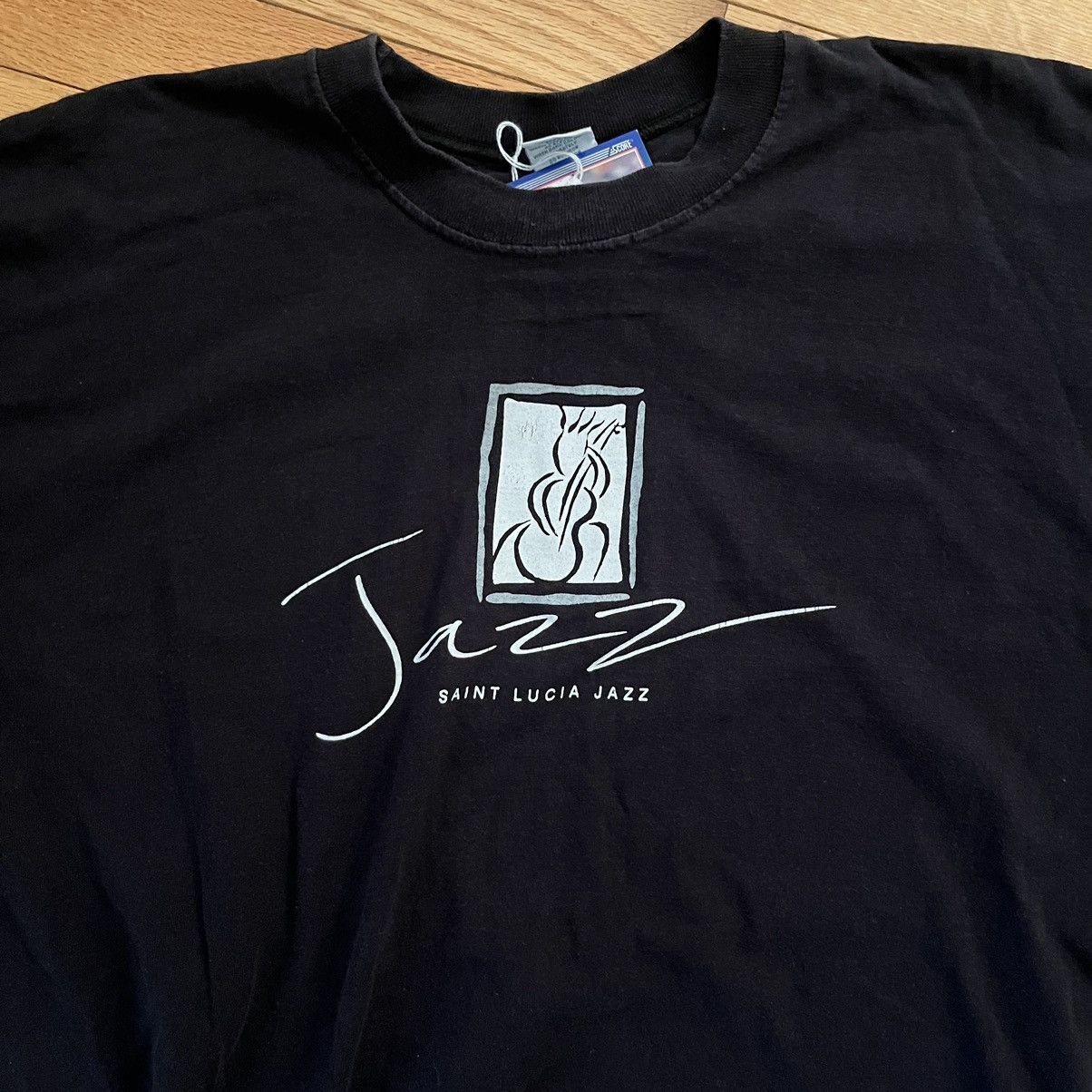 Band Tees × Vintage VTG Jazz Club Tee Size US XL / EU 56 / 4 - 2 Thumbnail