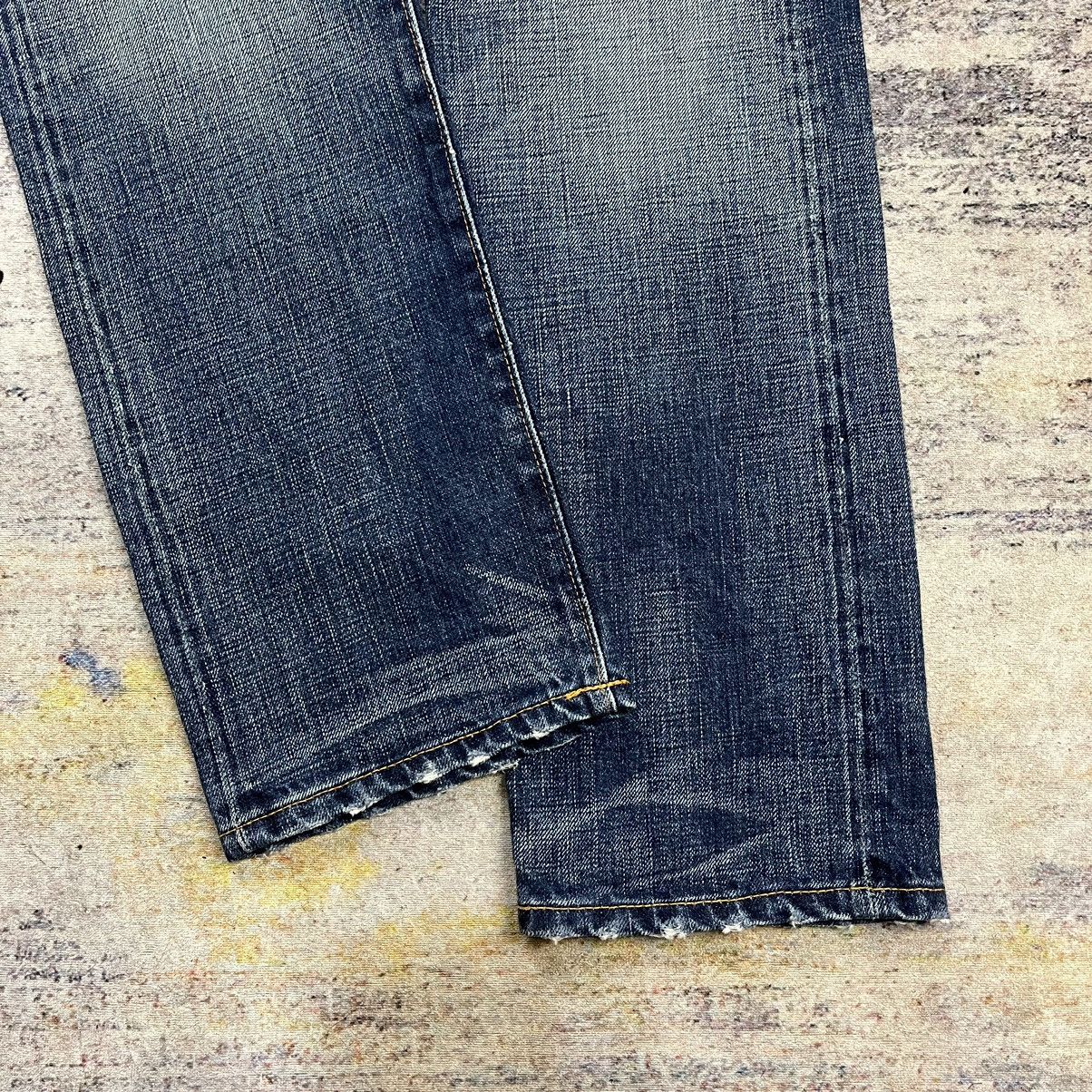 RRL Ralph Lauren RRL Ralph Lauren slim fit japan woven selvedge denim pants Size US 30 / EU 46 - 7 Thumbnail