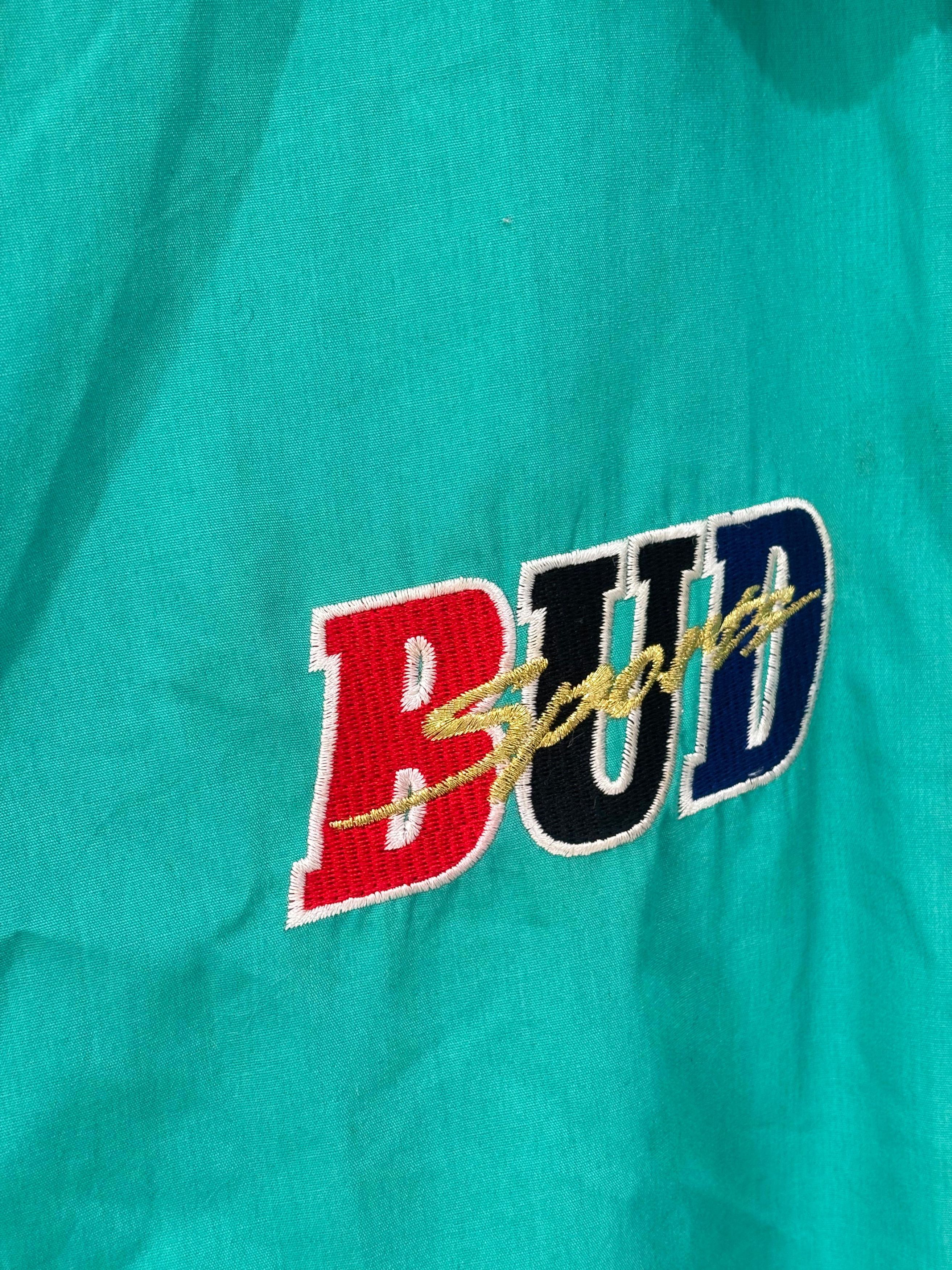 Vintage Very rare vintage 80's budweiser bud sports racing jacket Size US XL / EU 56 / 4 - 4 Thumbnail