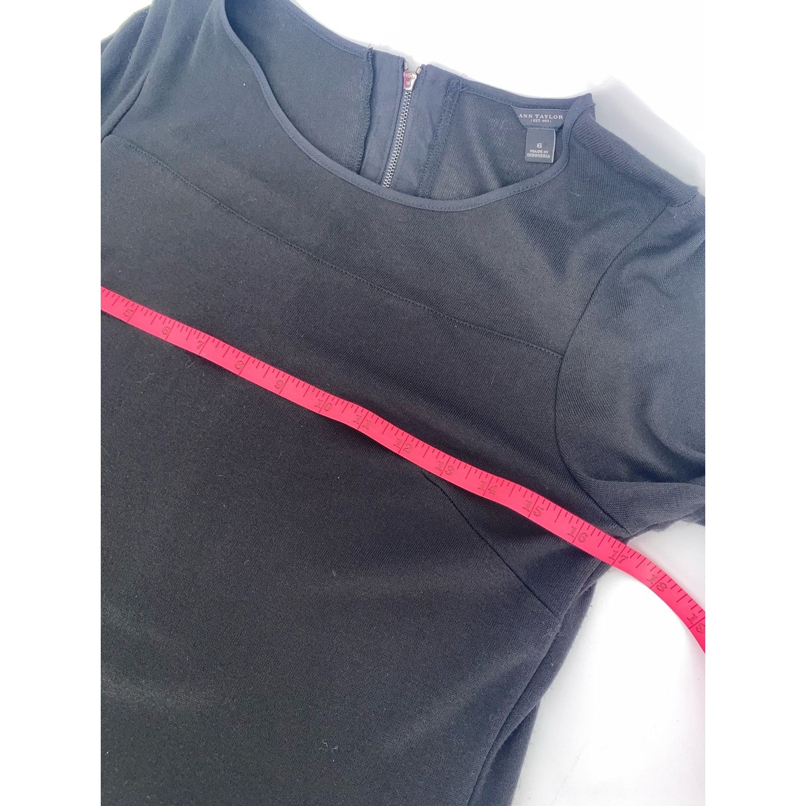 Ann Taylor Ann Taylor Womens Black Dress Size M / US 6-8 / IT 42-44 - 9 Thumbnail
