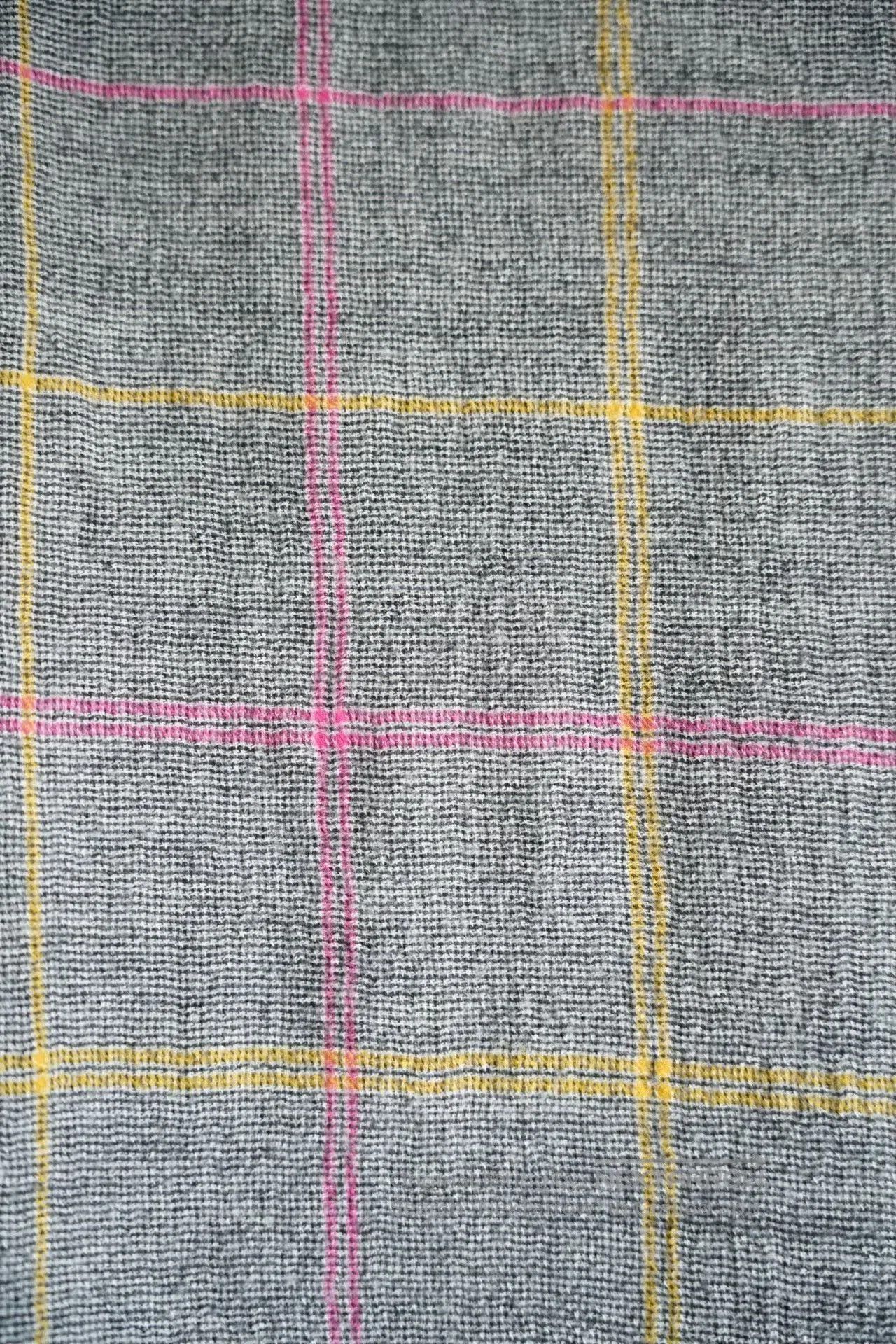 Yohji Yamamoto yohji yamamoto vintage plaid fringe scarf. Size ONE SIZE - 2 Thumbnail