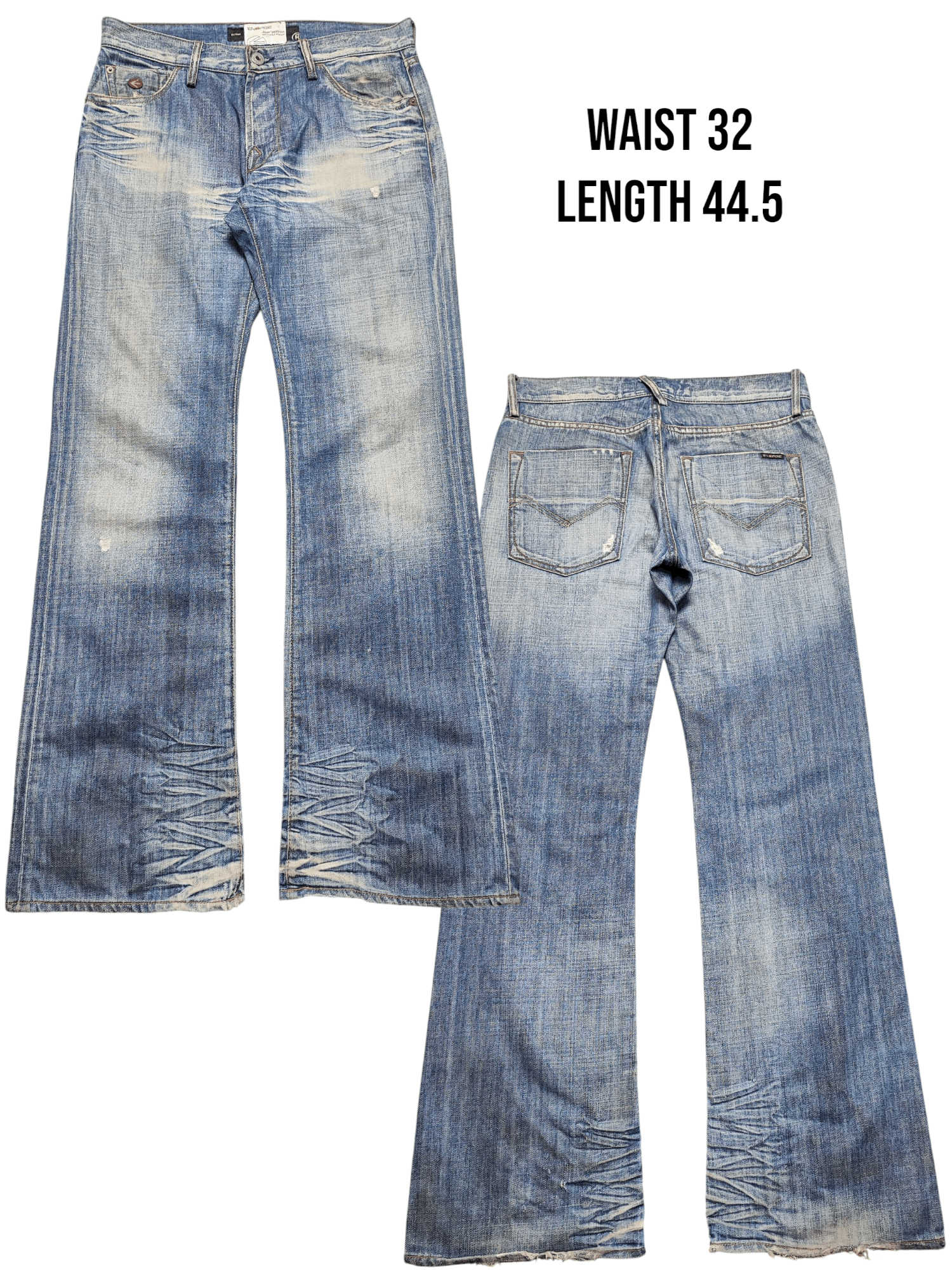 Bootcut Flare Jeans Distress by Energie