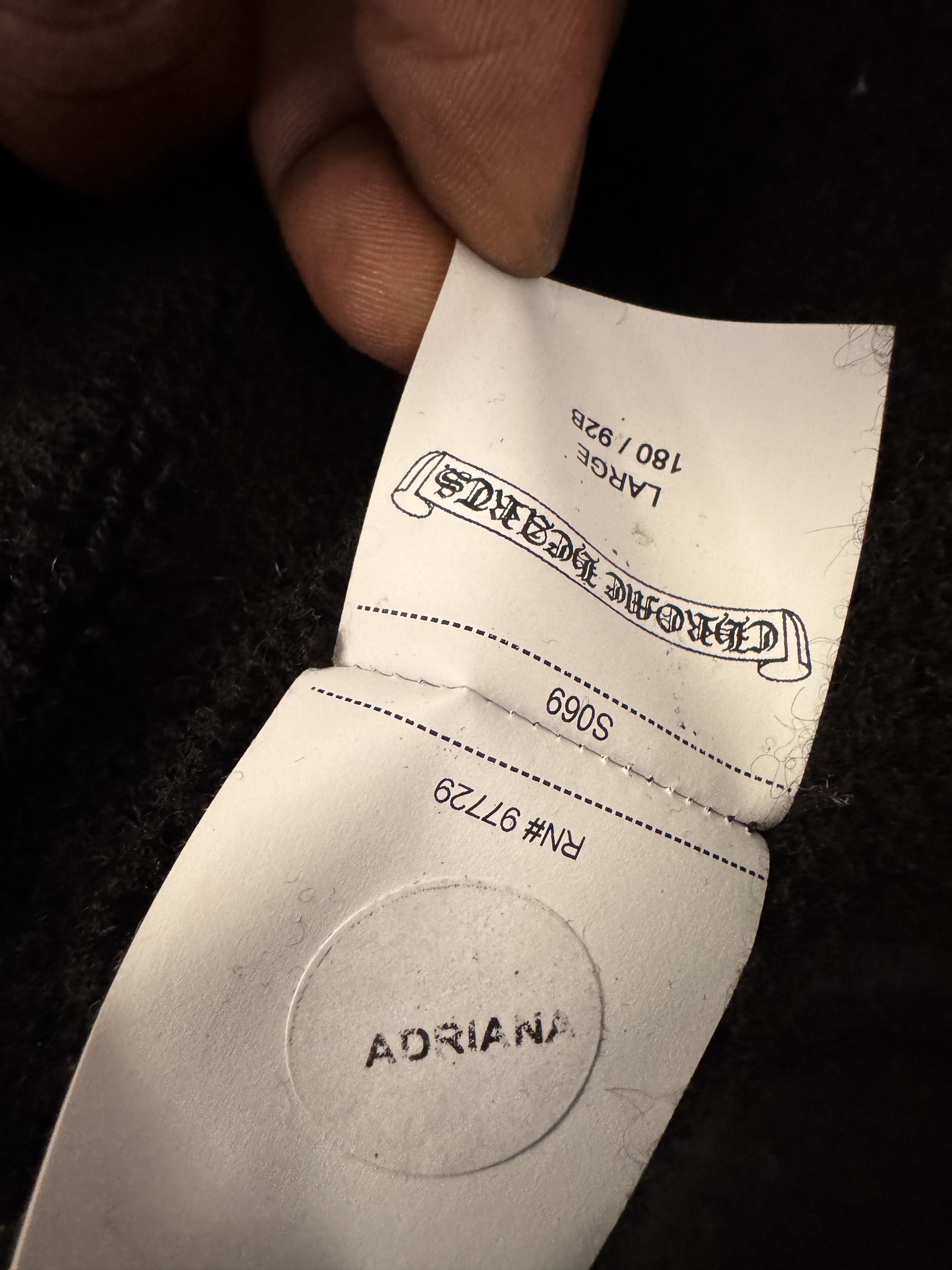 Chrome Hearts Chrome Hearts “Floral” Cashmere Sweats Size US 34 / EU 50 - 3 Thumbnail