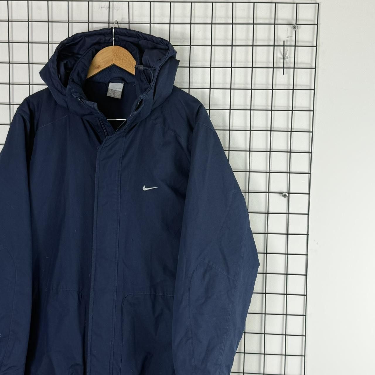 Nike Nike Vintage 90s Down Filled Parka Navy Jacket Size US L / EU 52-54 / 3 - 5 Thumbnail