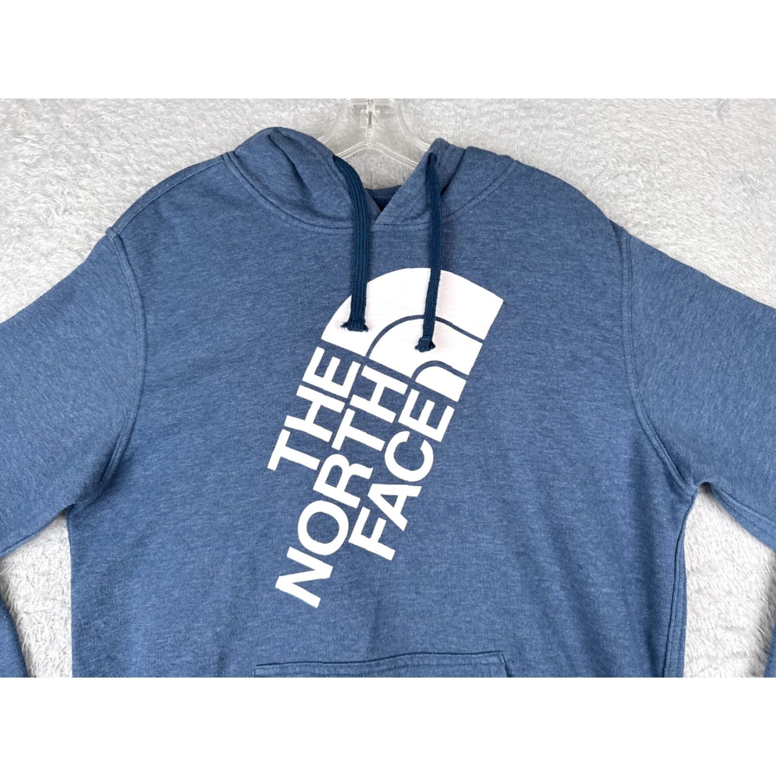 The North Face The North Face Hoodie Mens Medium Blue Solid Pullover Cotton Blend Long Sleeve Pocket Size US M / EU 48-50 / 2 - 4 Thumbnail