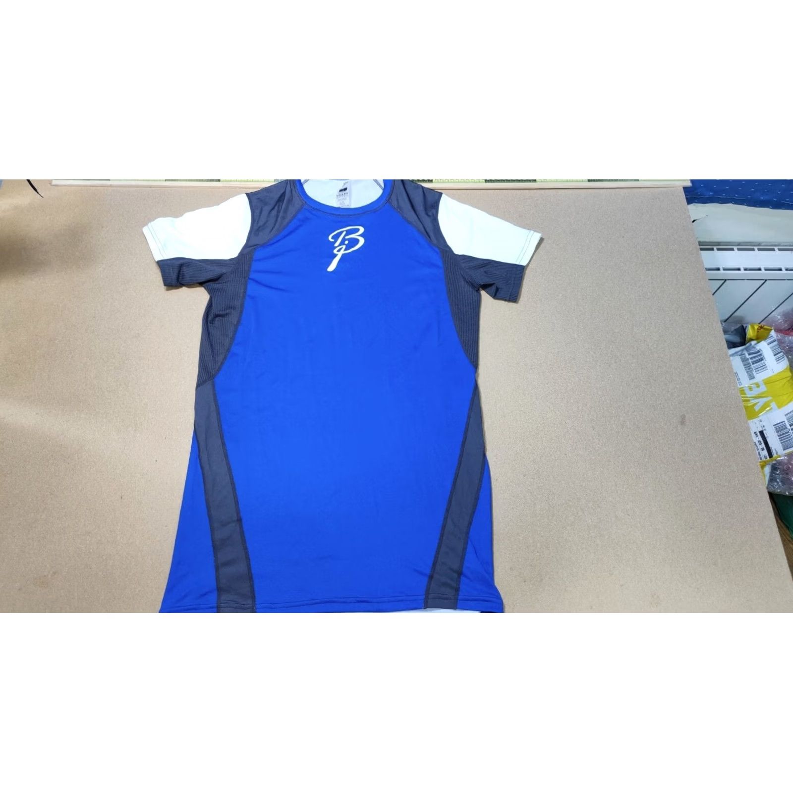 Layer 8 Bjorn Daehlie Womens Base Layer T-Shirt XL Blue Short Sleeve Pullover Breathable Lightweight Quick Dry Running Sport Stretch Shirt Regular Size Size XL / US 12-14 / IT 48-50 - 2 Thumbnail