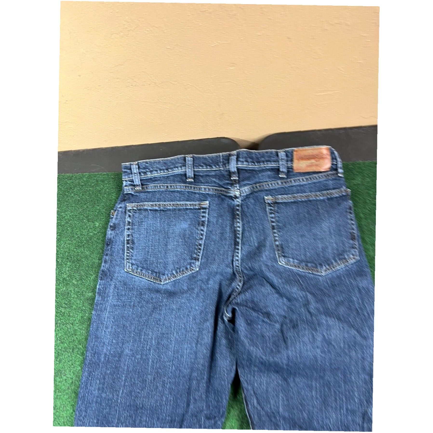Wrangler Wrangler Jeans Men's 38X32 Blue Regular Fit Denim Work Jeans Size US 38 / EU 54 - 2 Thumbnail