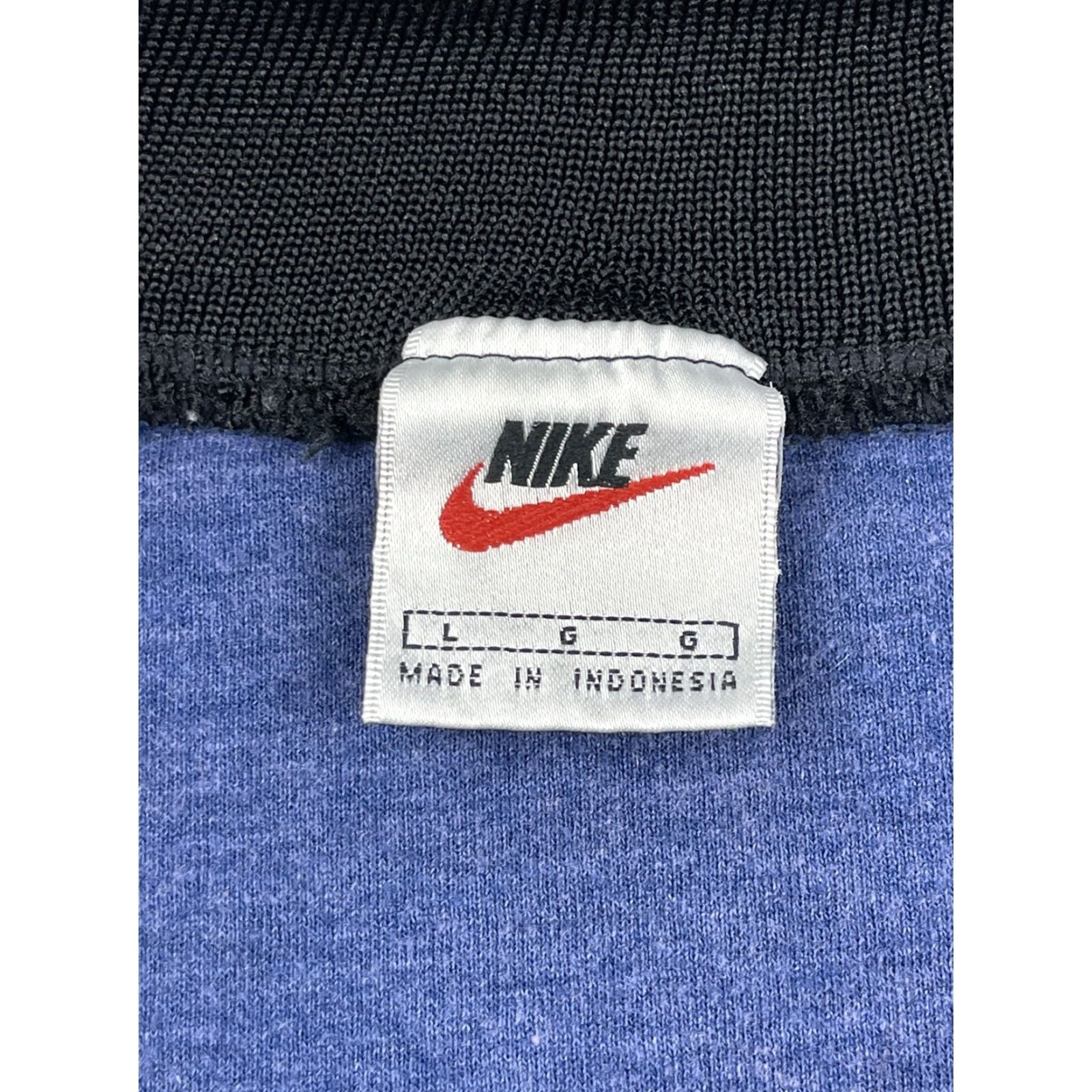 Nike VINTAGE Nike Men Track Jacket L Full Zip Pockets Swoosh Warmup 90s Windbreaker Blue Mens Size US L / EU 52-54 / 3 - 3 Thumbnail