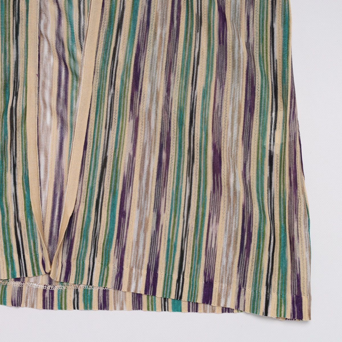 Missoni Missoni Multicolor Viscose Cotton Striped Long Cardigan Dres Size XL / US 12-14 / IT 48-50 - 4 Thumbnail