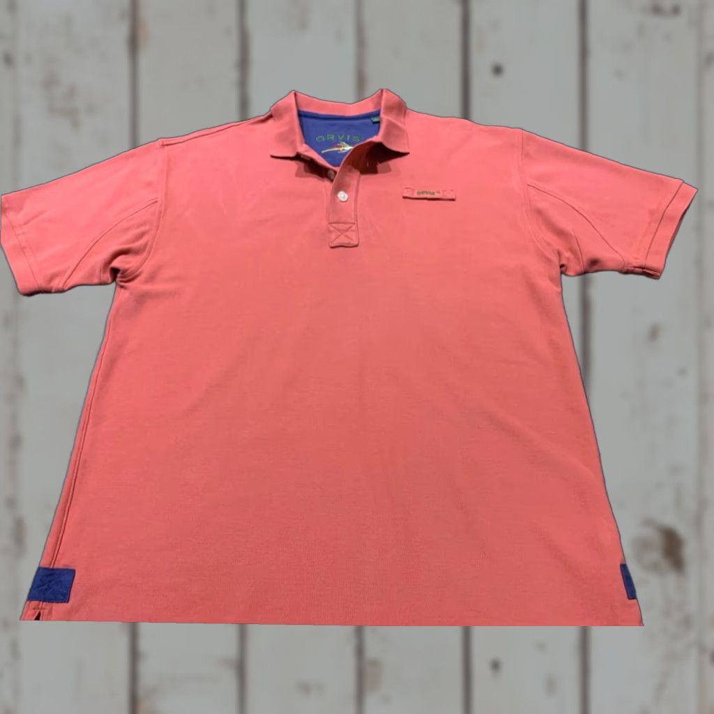 Orvis Orvis Signature Polo Shirt Red M Heavy Cotton Fishing Mens Short Sleeve Large Size US M / EU 48-50 / 2 - 1 Thumbnail