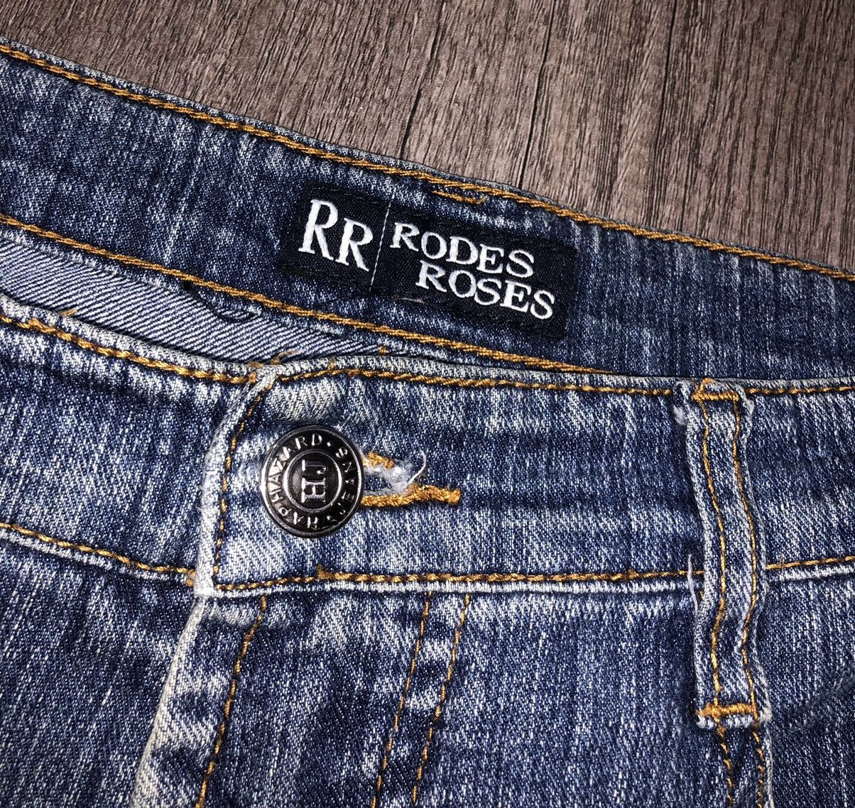 Designer × Japanese Brand Rodes Roses x Haphazard Jeans Size US 29 - 5 Thumbnail