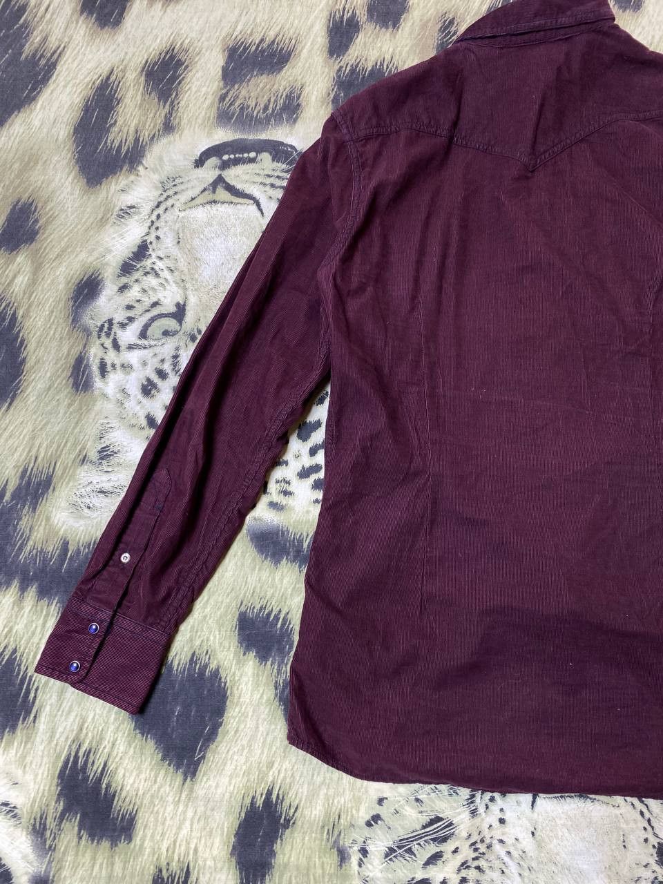 Diesel Trashed Shirt Vintage Cropped Button Up Size US M / EU 48-50 / 2 - 17 Thumbnail