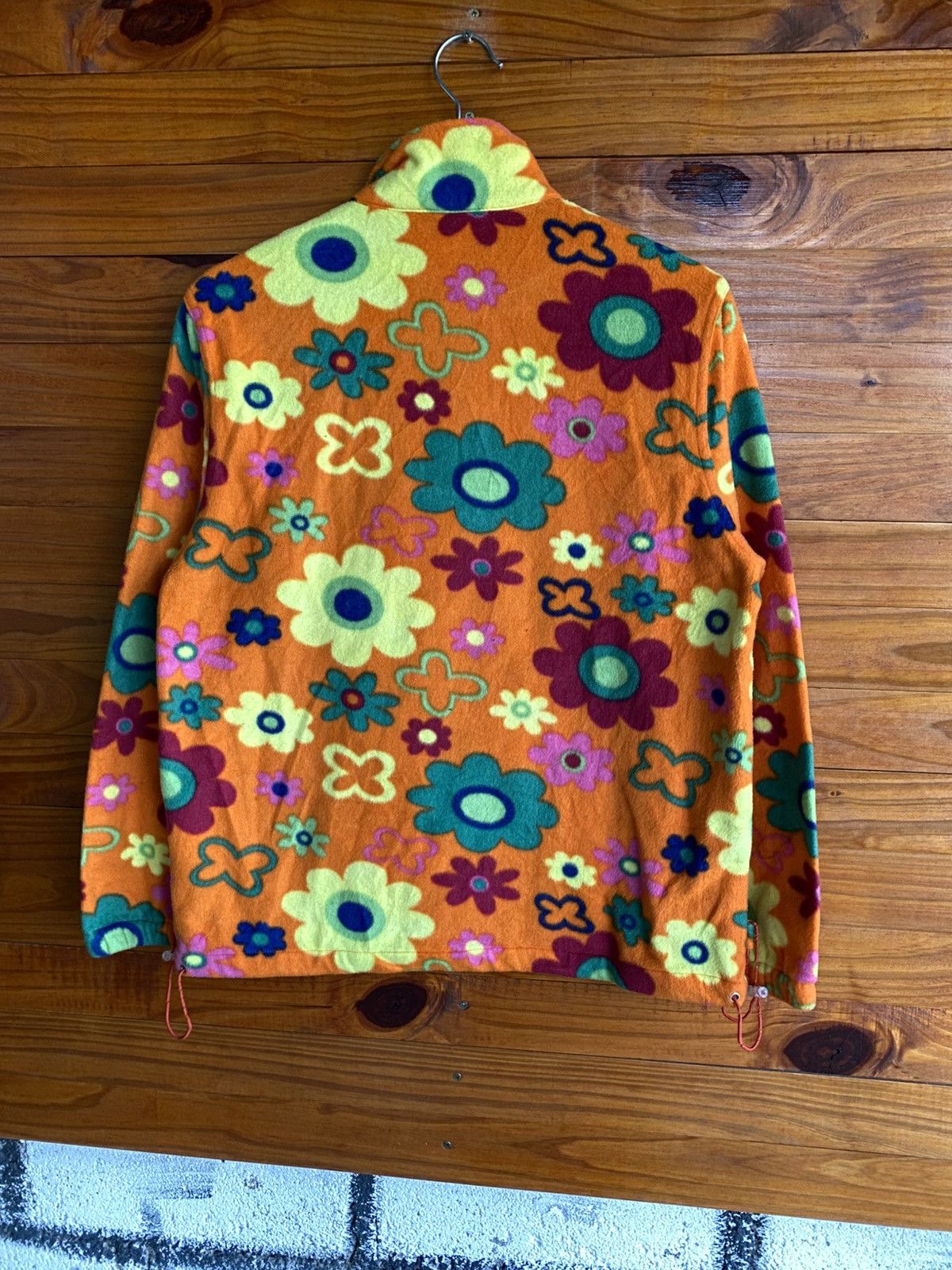 Vintage Vintage Strolling Flower Power Fleece Pullover Retro Size US S / EU 44-46 / 1 - 12 Thumbnail