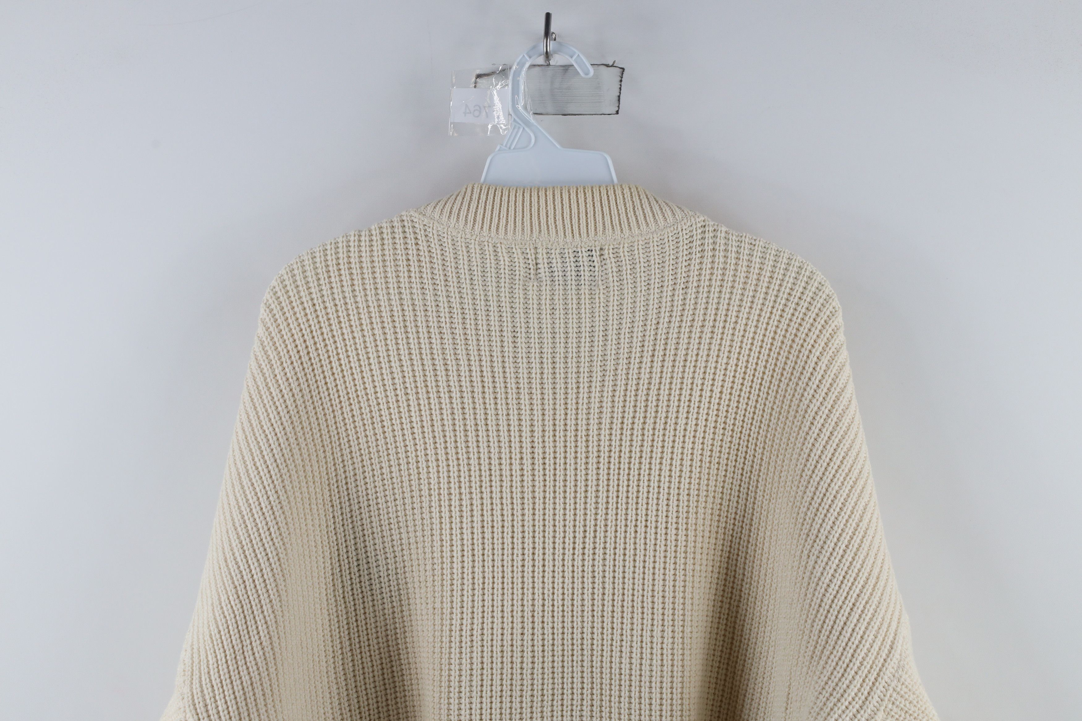 Vintage Vintage 90s Streetwear Monogram Cotton Ribbed Knit Sweater Size US XL / EU 56 / 4 - 9 Thumbnail