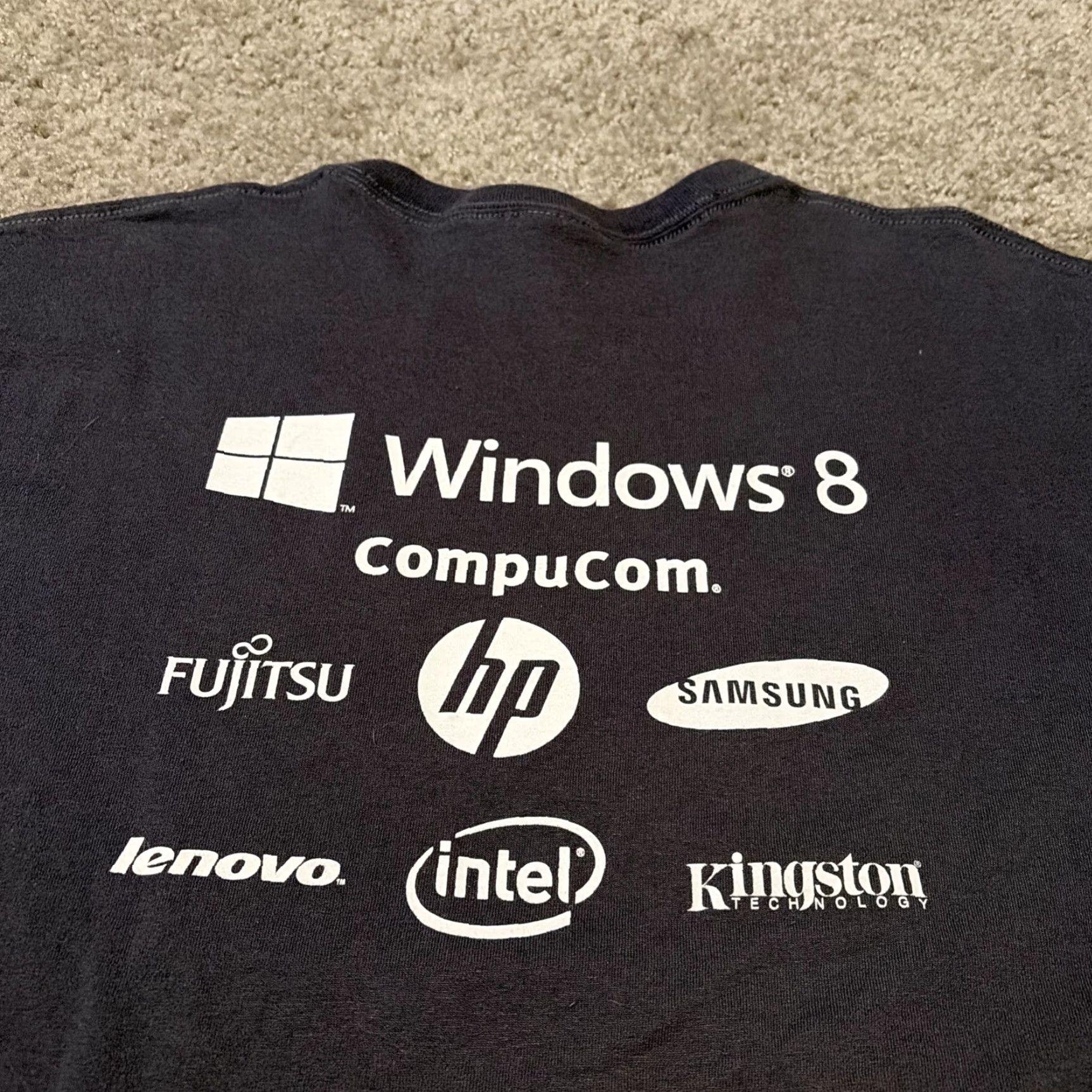 Jerzees VINTAGE Windows 8 Promo Gray T-Shirt XL Men Jerzees Computer Program Shirt Size US XL / EU 56 / 4 - 6 Thumbnail