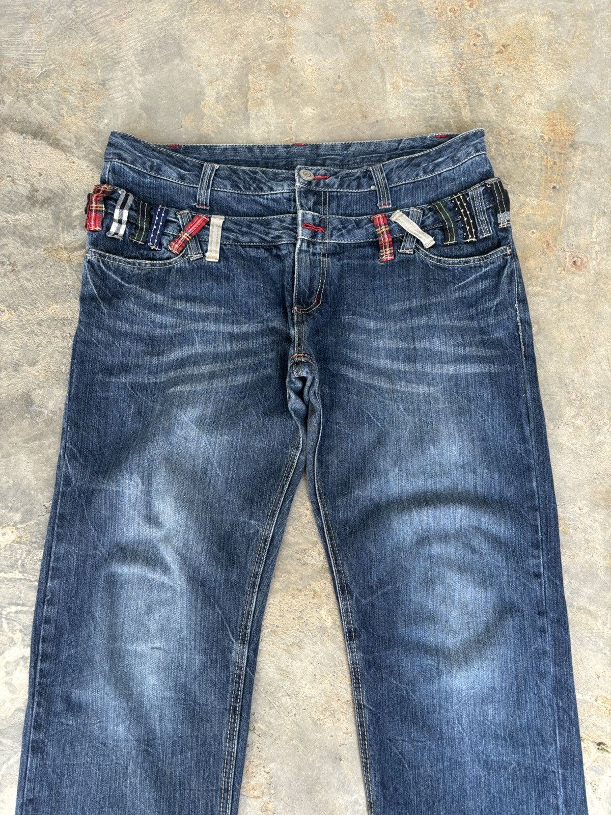 Hysteric Glamour × If Six Was Nine × Japanese Brand Y2k Double Waist Ifwixwasnine Punk Style Jeans Size US 36 / EU 52 - 2 Thumbnail