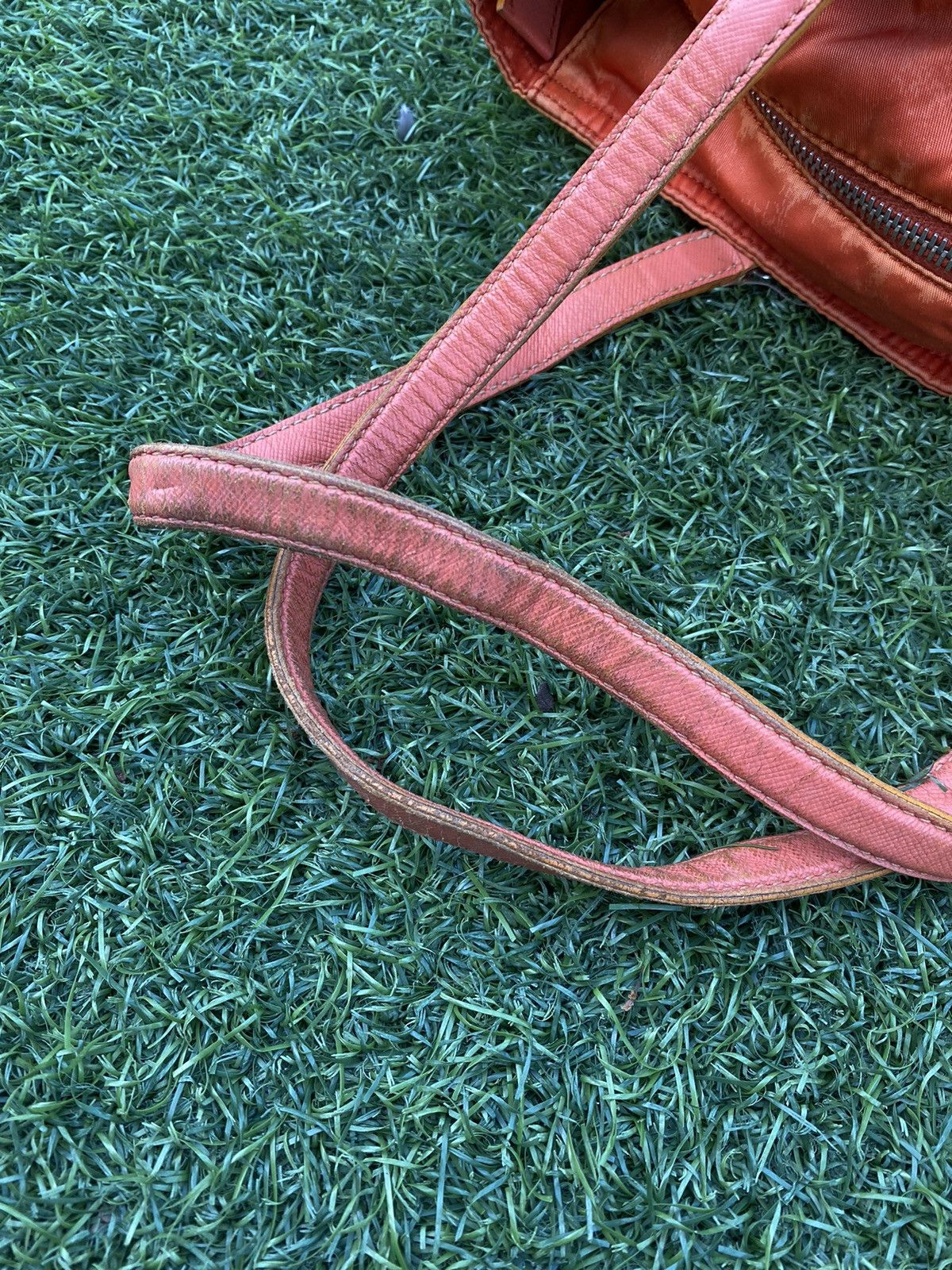 Prada PRADA ORANGE NYLON SHOULDER BAG Size ONE SIZE - 8 Thumbnail