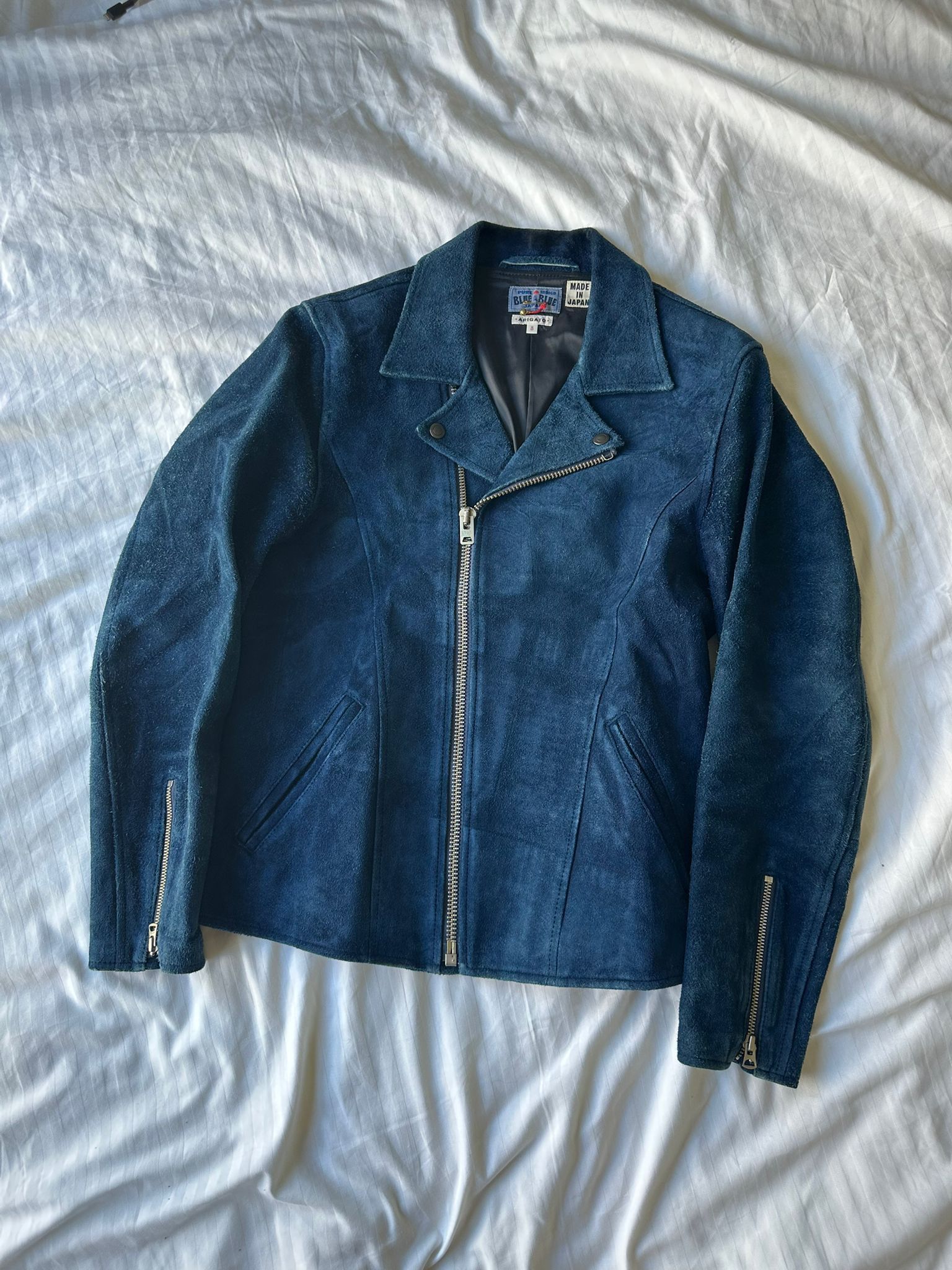 Blue Blue Japan Indigo Horsehide Suede Size 3 Size US M / EU 48-50 / 2 - 1 Thumbnail
