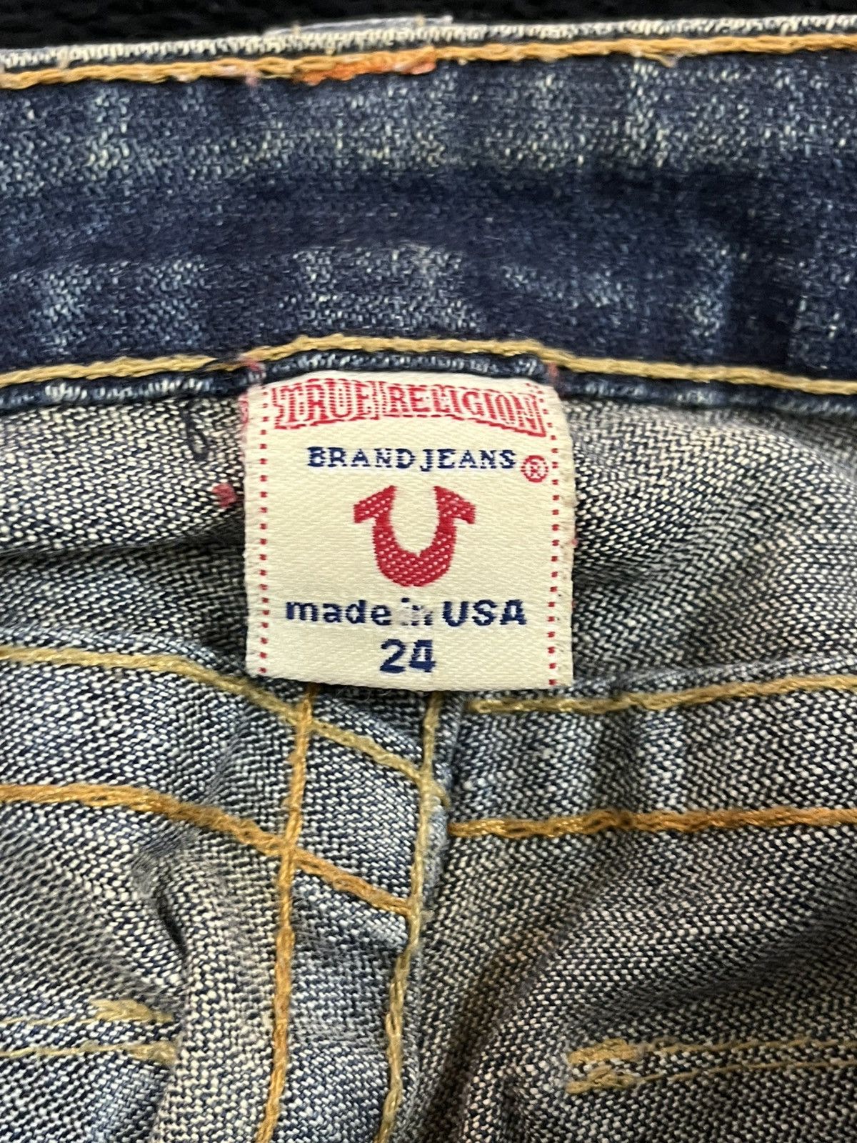True Religion Vintage True Religion Joey Flare Clawmark Denim Size US 26 / EU 42 - 9 Thumbnail