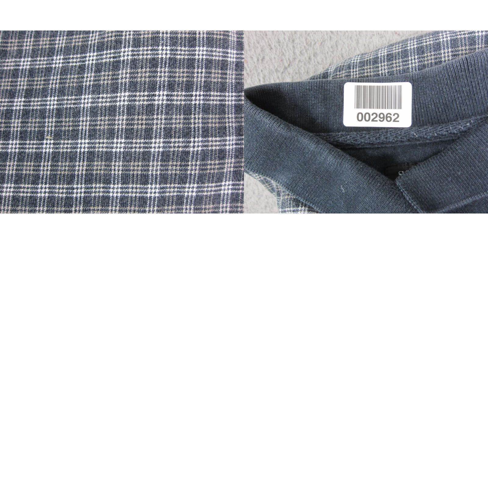 Vintage VINTAGE Structure Polo Shirt Mens XL Blue Checkered Cotton 90s Shirt Size US XL / EU 56 / 4 - 9 Thumbnail