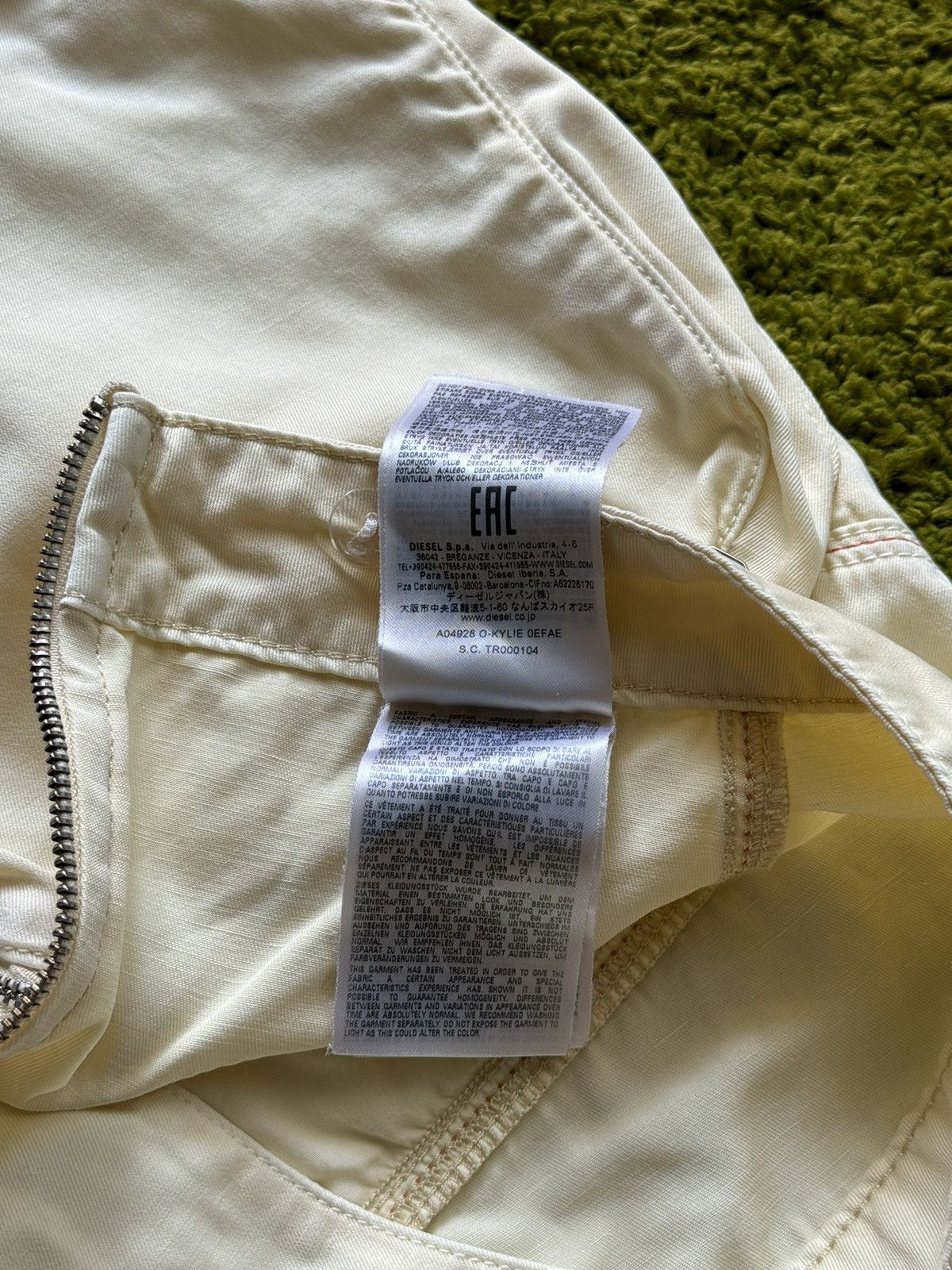Designer × Diesel × Vintage Diesel Y2K style cargo skirt Size 28" / US 6 / IT 42 - 12 Thumbnail