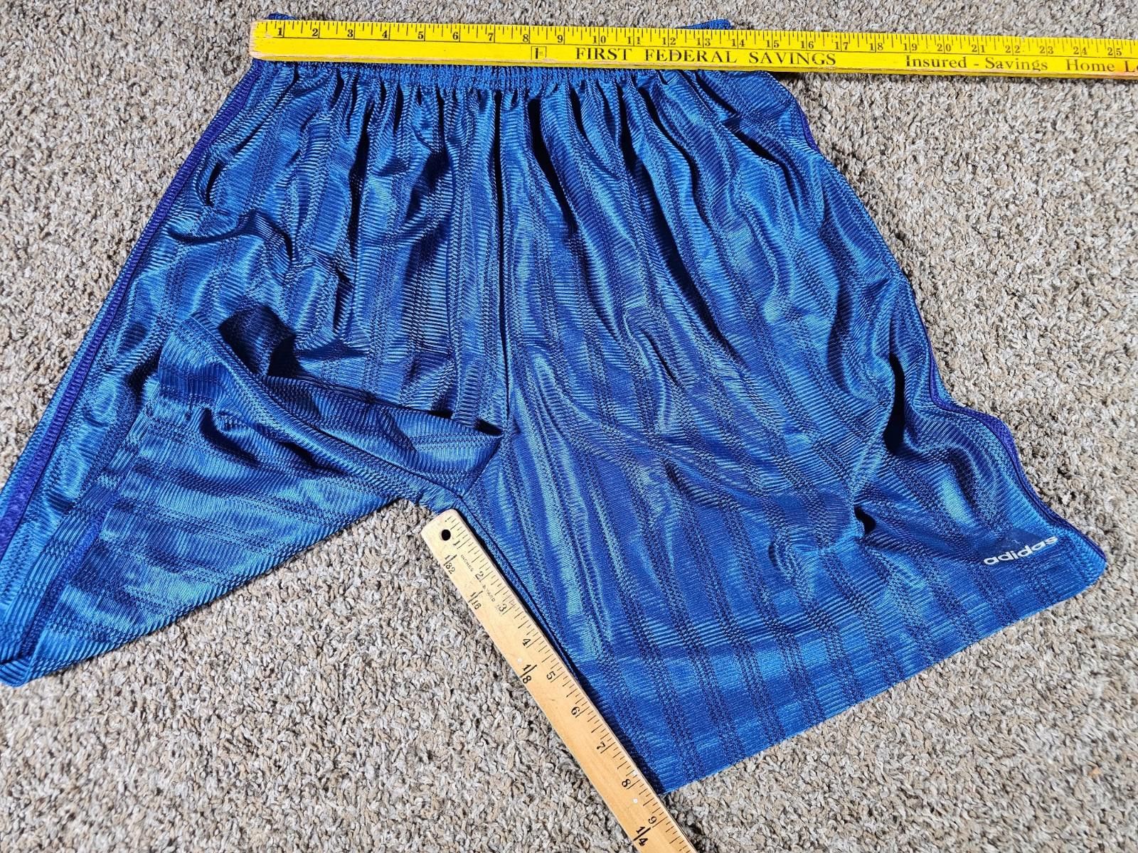 Adidas Adidas Blue Drawstring Shorts L Size US 34 / EU 50 - 5 Thumbnail