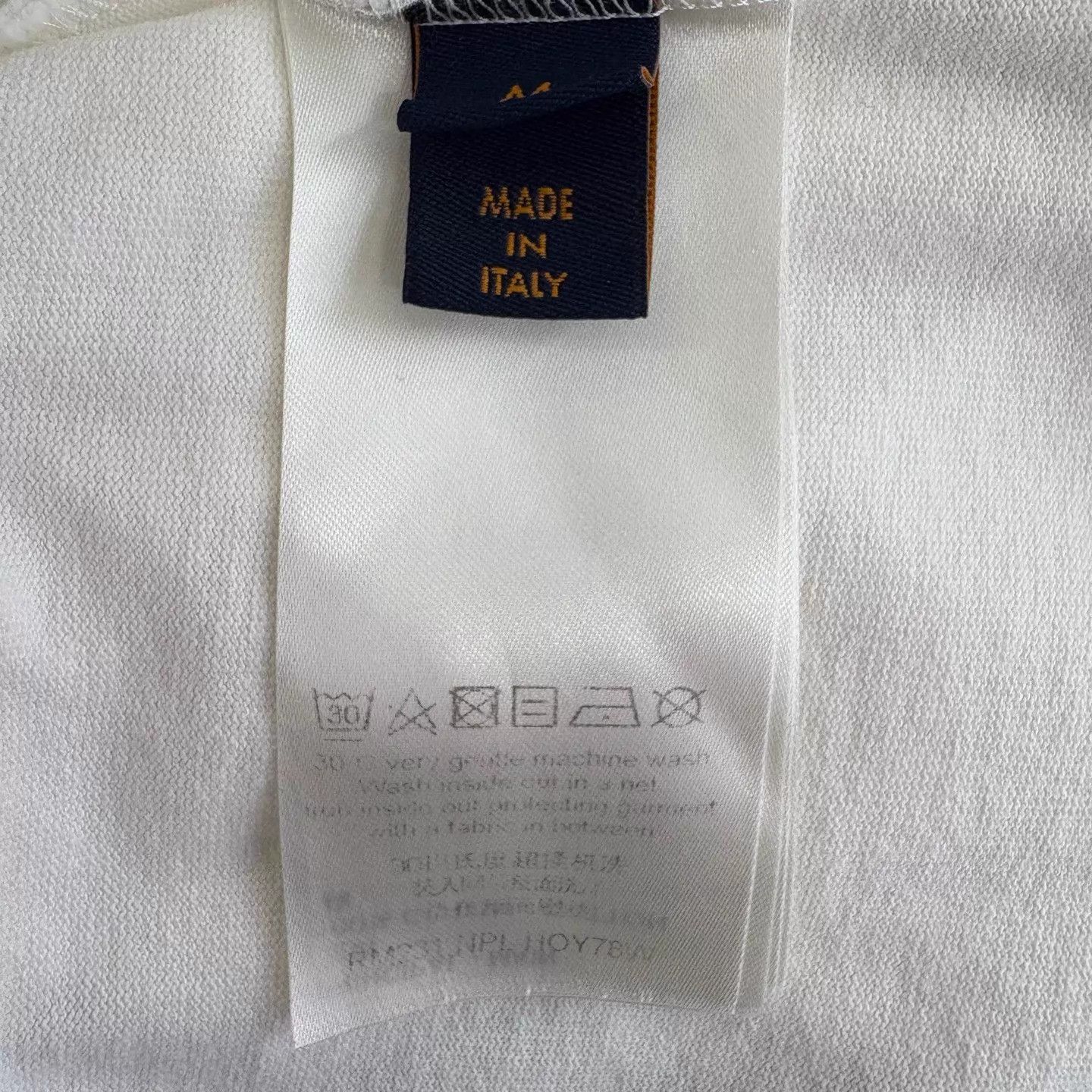 Louis Vuitton LV Rainbow Logo Print Crew SS Tee Men's White M Size US M / EU 48-50 / 2 - 4 Thumbnail