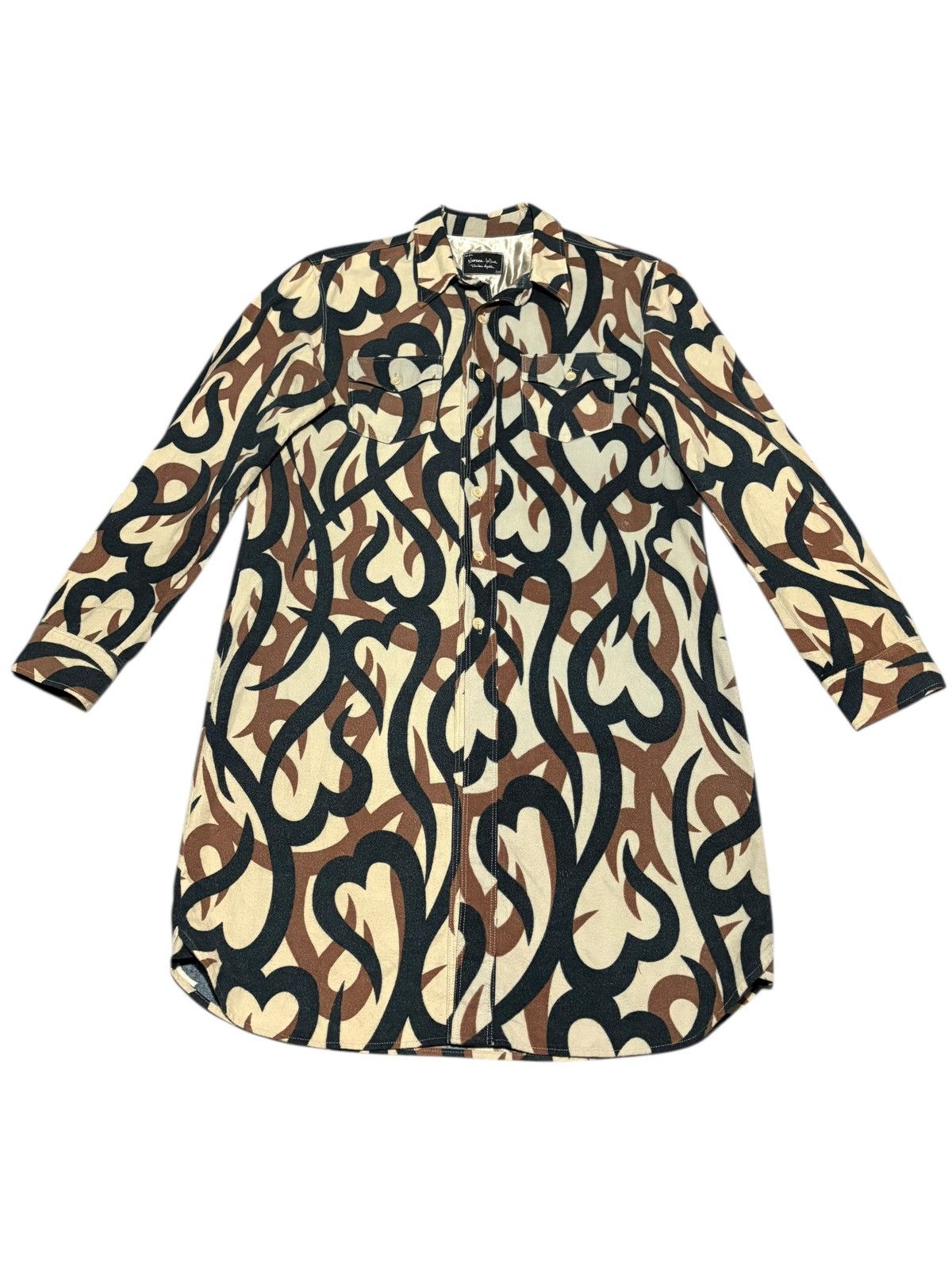 Number (N)ine AW04 Number Nine Tribal Long jacket Cloak Coat