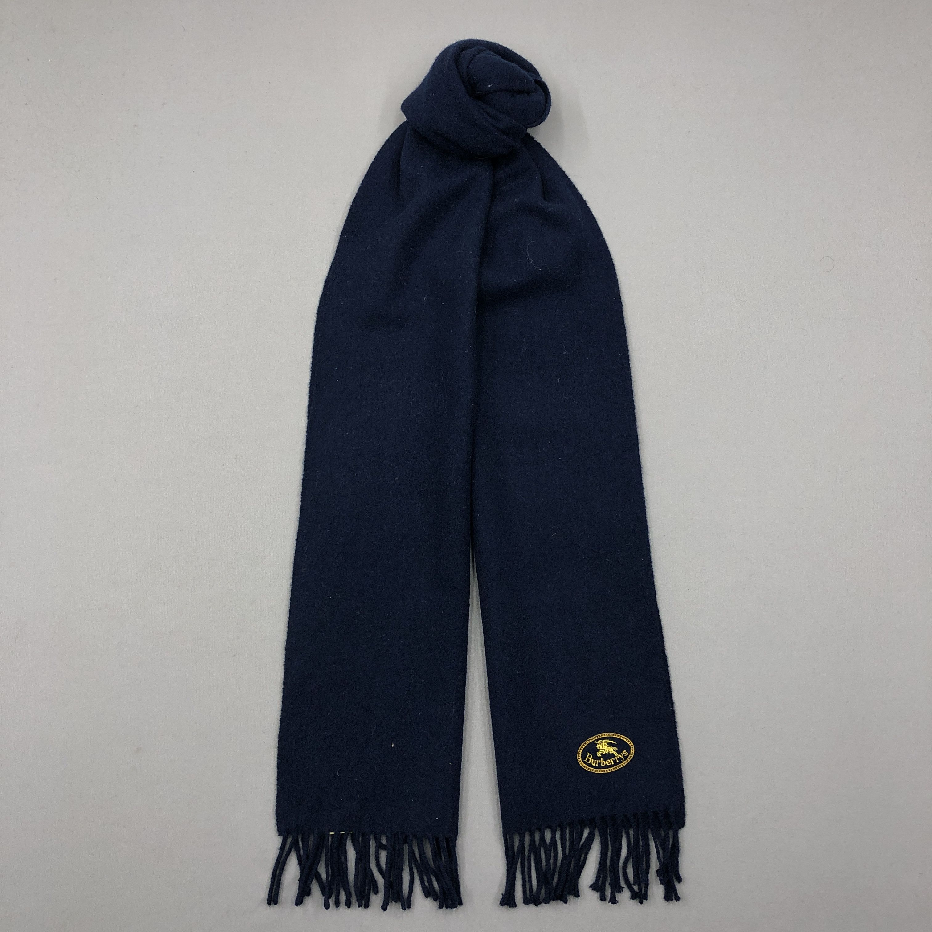 Burberry Vintage Burberry Scarf Muffler Wool Cashmere Scarves Size ONE SIZE - 5 Thumbnail