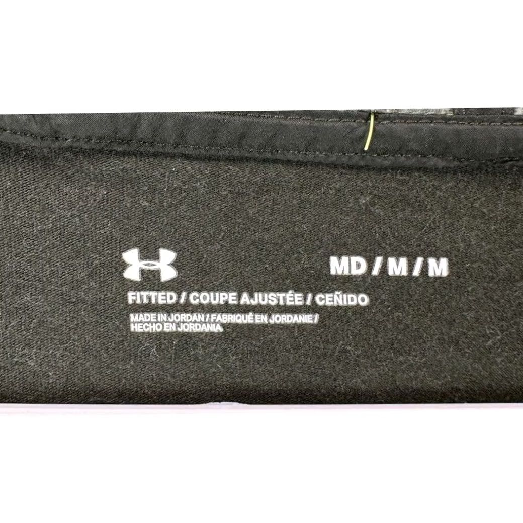 Under Armour Under Armour Camo Hoodie Shirt Mens Medium Green Colorblock Fitted Half Zip Hooded Pullover Lightweight Breathable Mock Neck Zip Button Notch Size US M / EU 48-50 / 2 - 3 Thumbnail