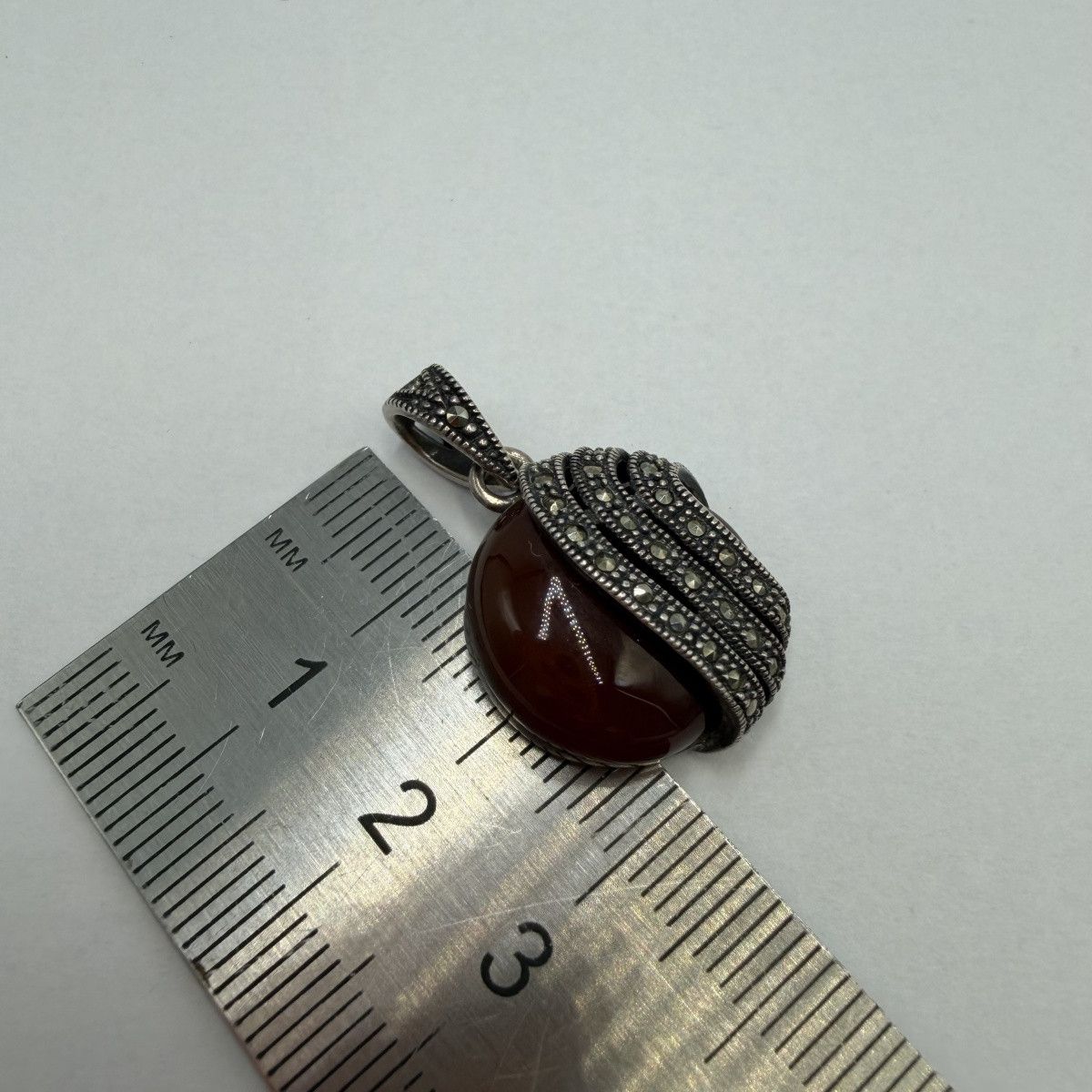 Sterling Silver Vintage 925 Sterling Silver Pendant Size ONE SIZE - 7 Thumbnail