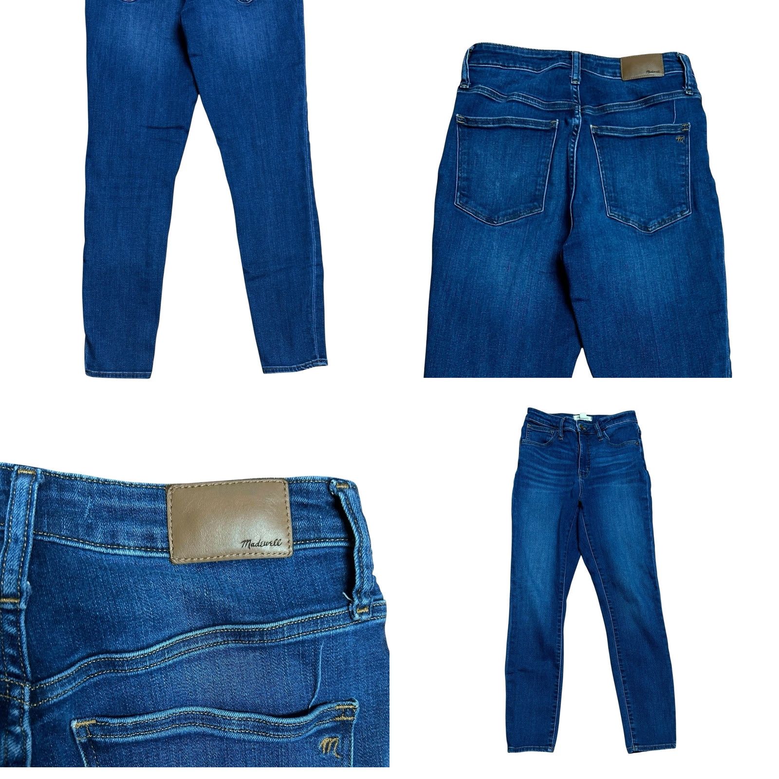 Madewell Madewell Jeans Curvy Roadtripper Size 27 Bark Blue Straight leg Womens Pants Regular Dress Denim 5-Pocket City Bohemian Preppy Size 27" / US 4 / IT 40 - 10 Thumbnail
