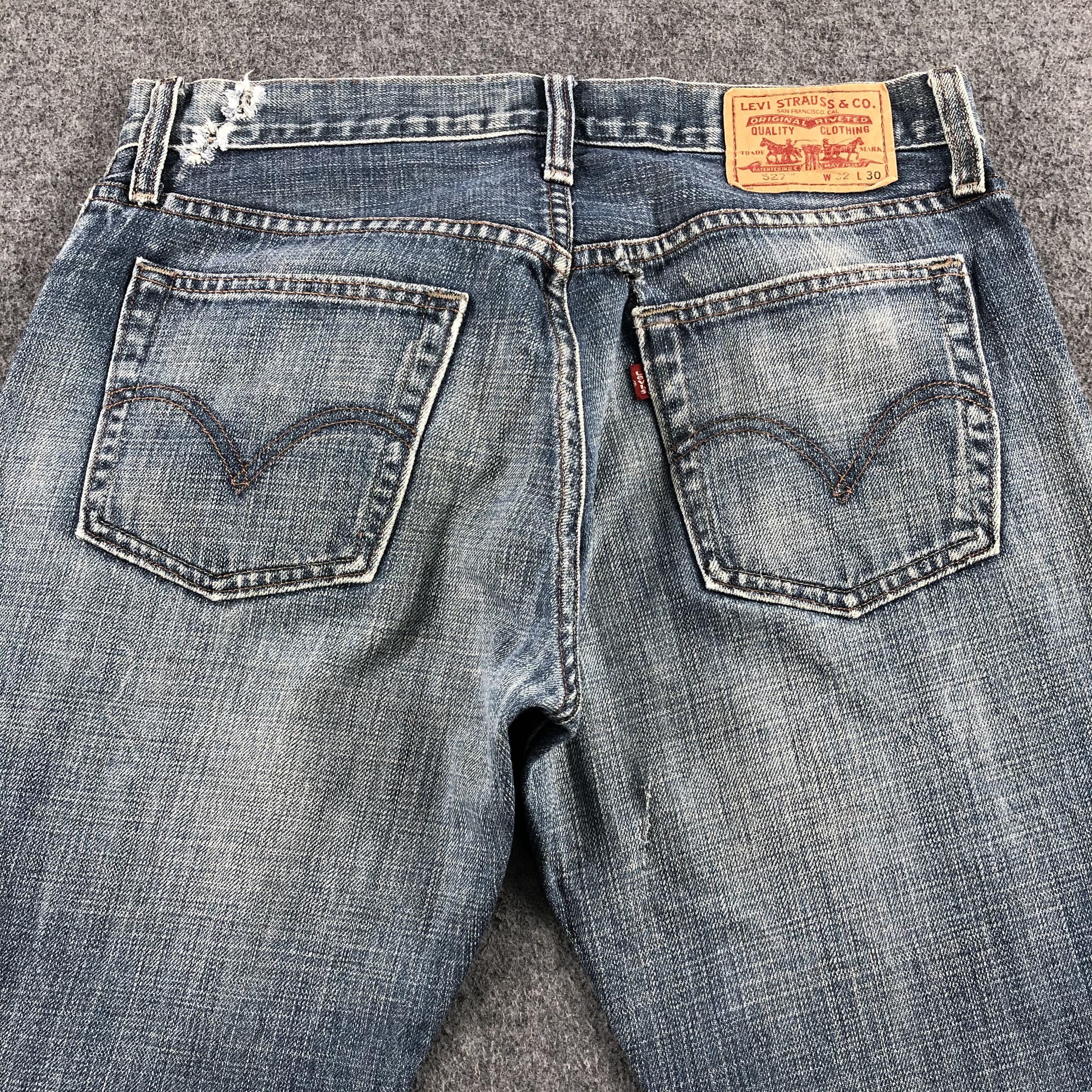 Levi's Vintage Blue Wash Levis 527 Flare Jeans-J1590 Size US 33 - 4 Thumbnail